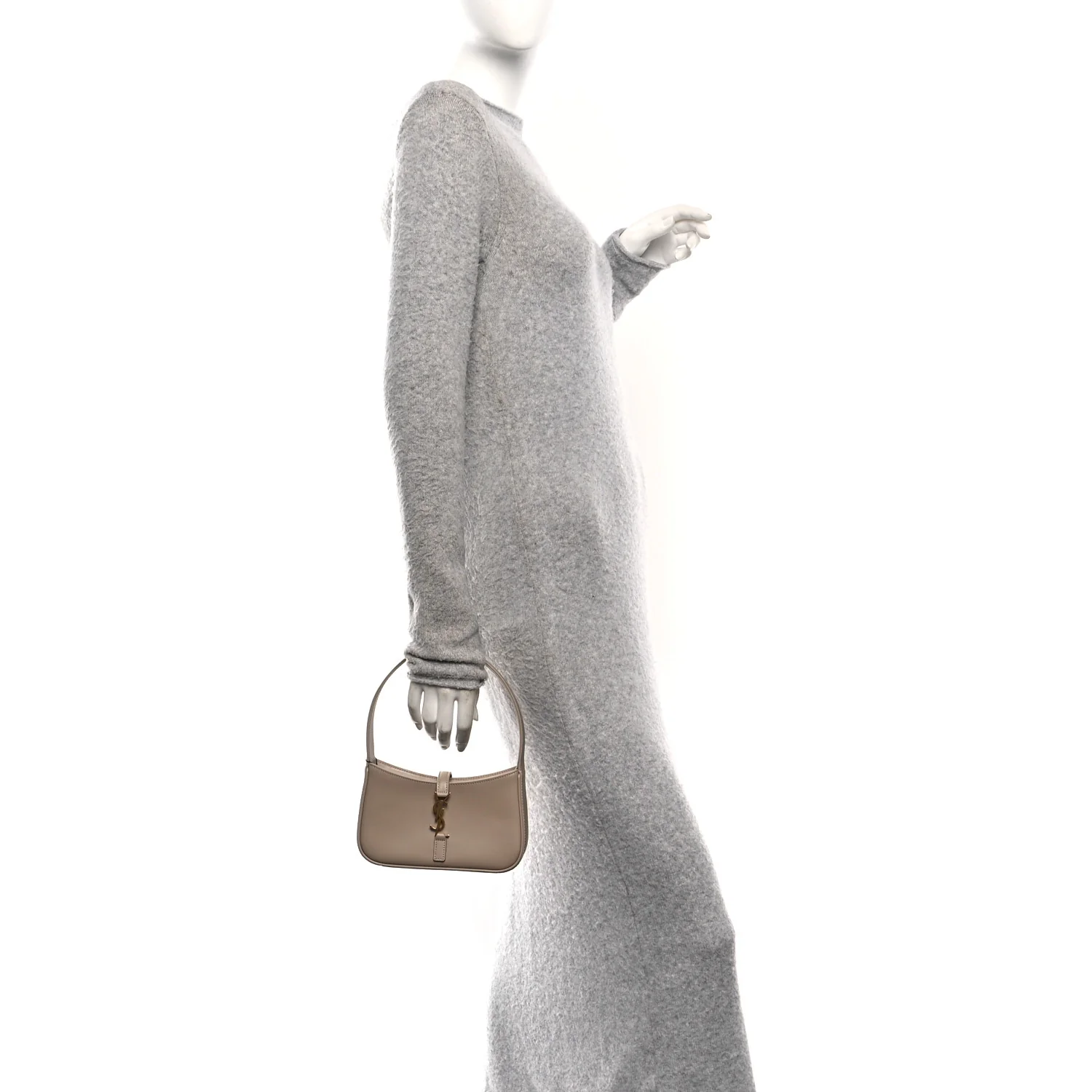 Vegetable Le 5 A 7 Mini Hobo Dark Beige - Image 2