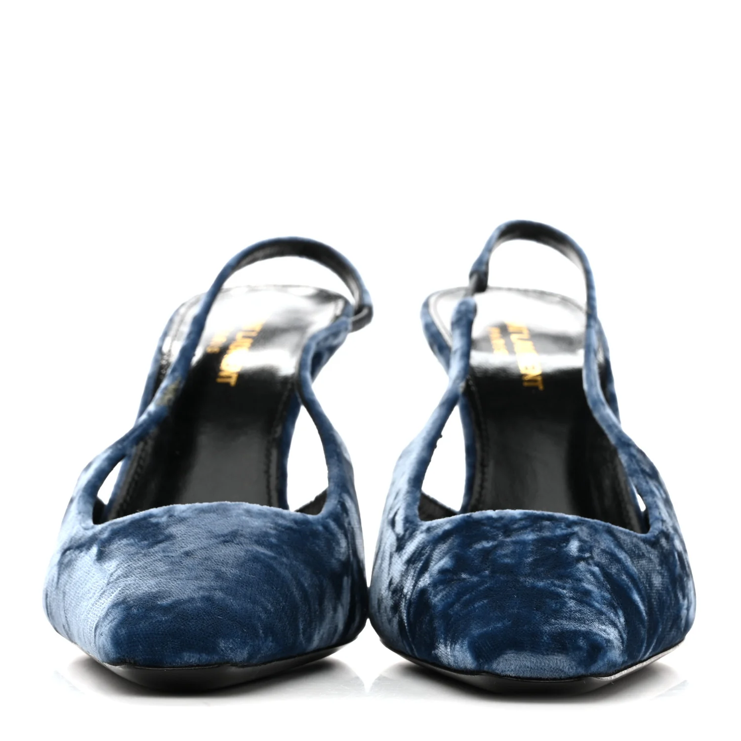 Velvet Tom 90 Dream Slingback Pumps 37.5 Denim - Image 3