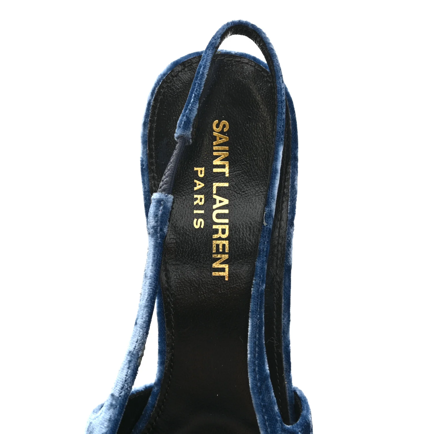 Velvet Tom 90 Dream Slingback Pumps 37.5 Denim - Image 7