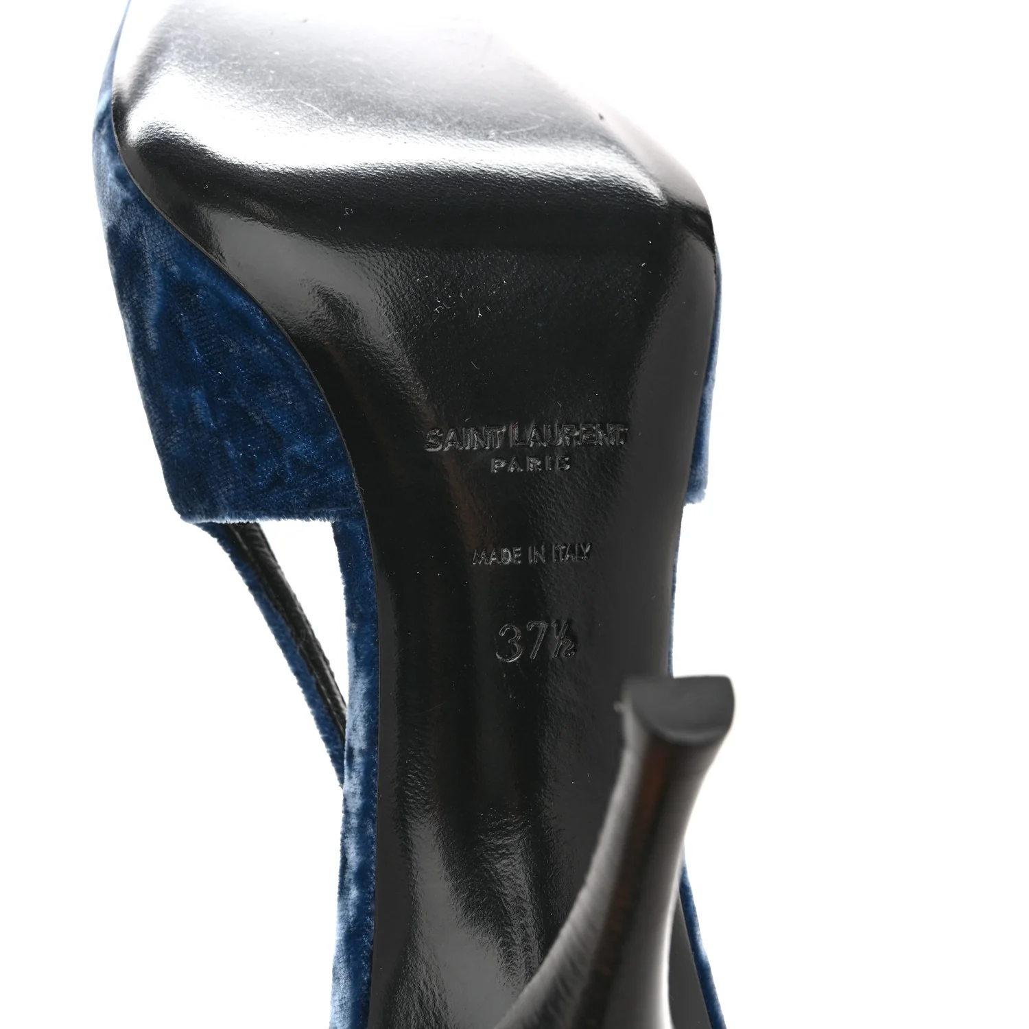 Velvet Tom 90 Dream Slingback Pumps 37.5 Denim - Image 8