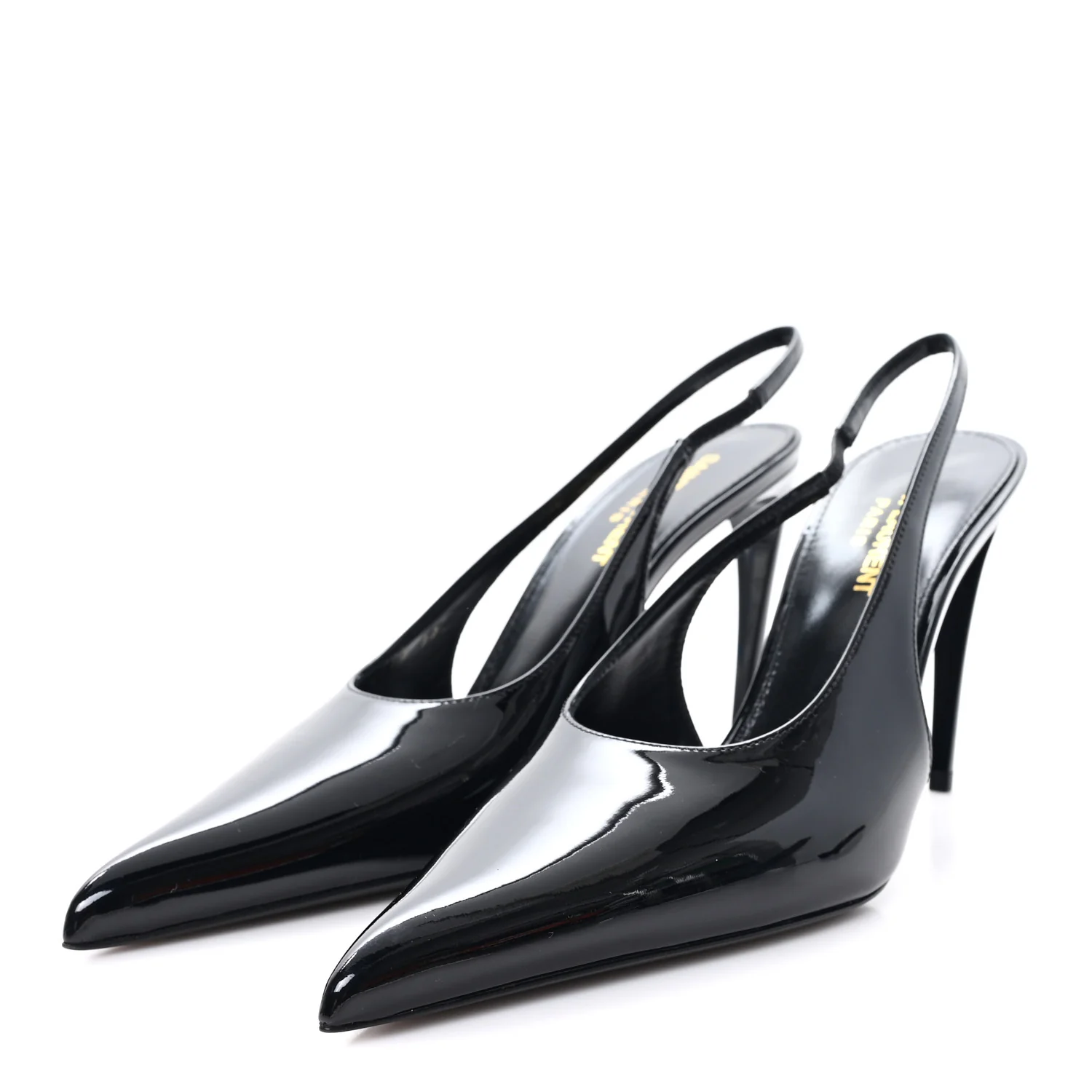 Vernice Grupy Kendall 90mm Slingback Pumps 37 Black - Image 4