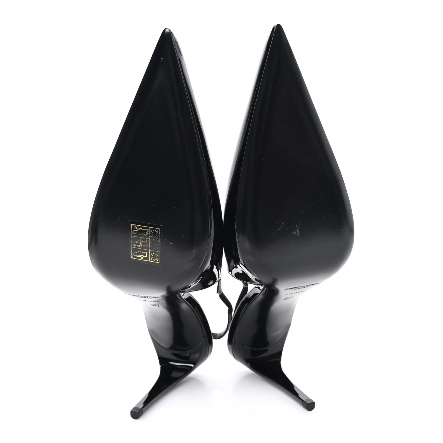 Vernice Grupy Kendall 90mm Slingback Pumps 37 Black - Image 6