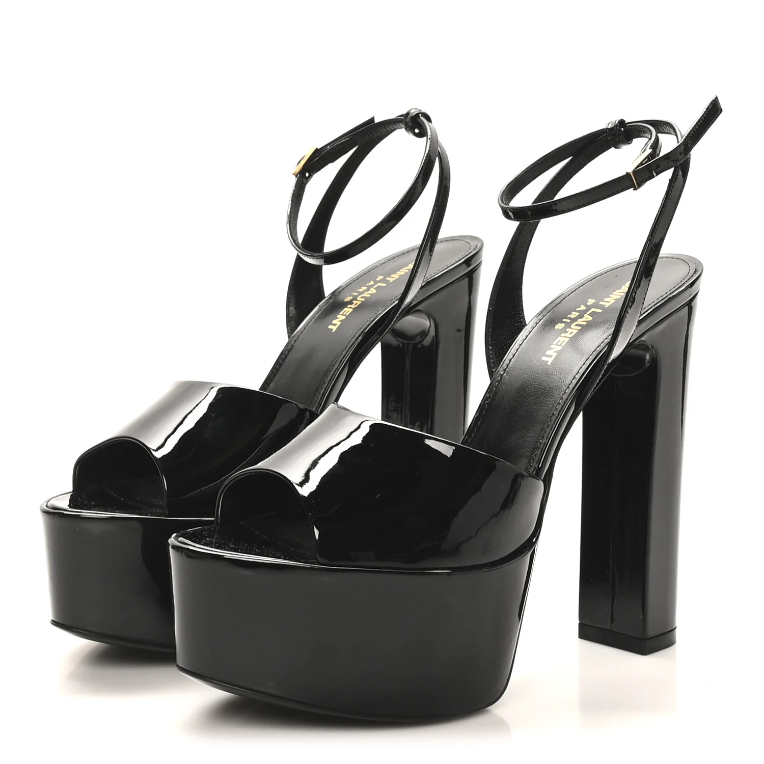 Vernice Grupy Sexy 95 Tanouk Platform Sandals 37.5 Black - Image 4