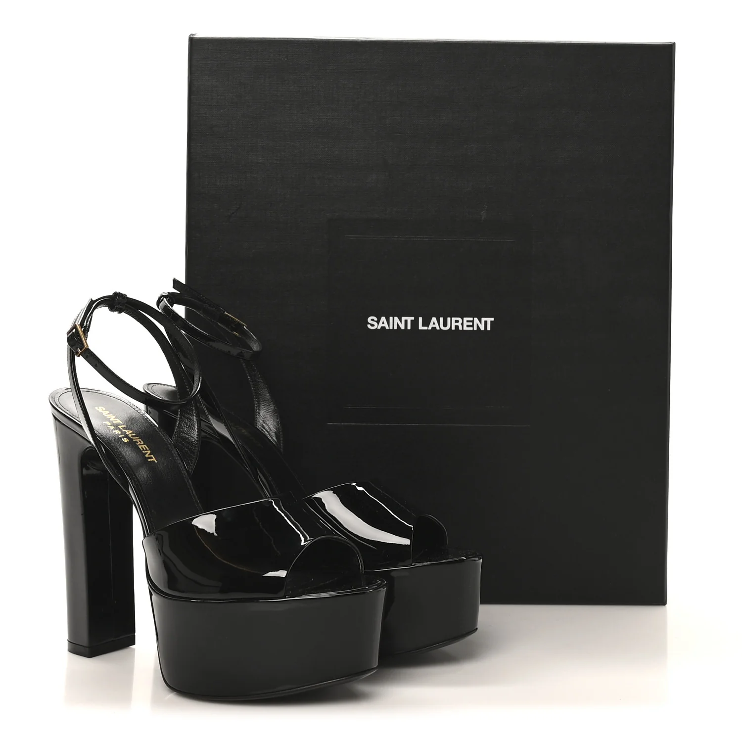 Vernice Grupy Sexy 95 Tanouk Platform Sandals 37.5 Black - Image 9