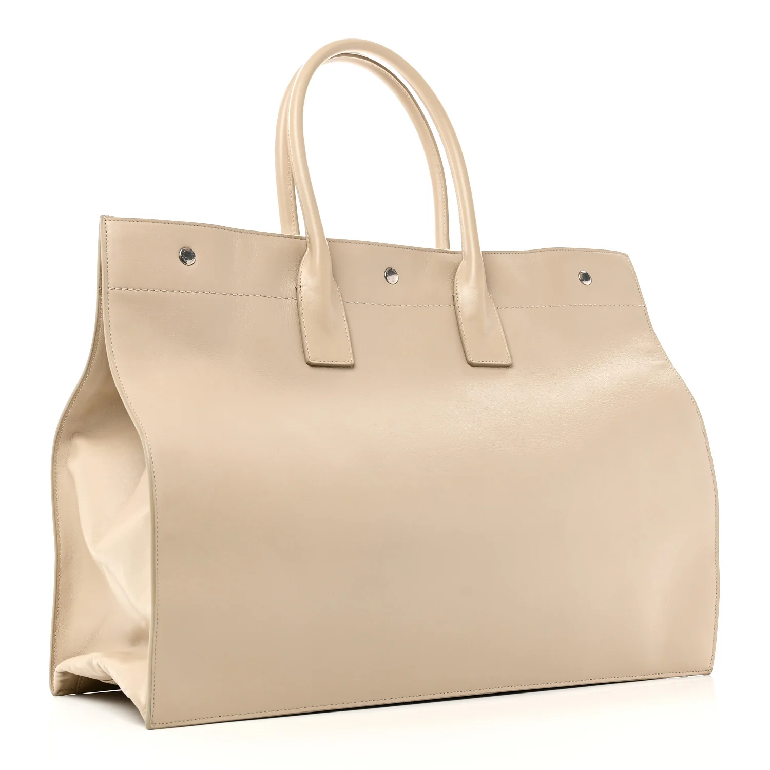 Vitello Large Rive Gauche Tote Sea Salt - Image 3