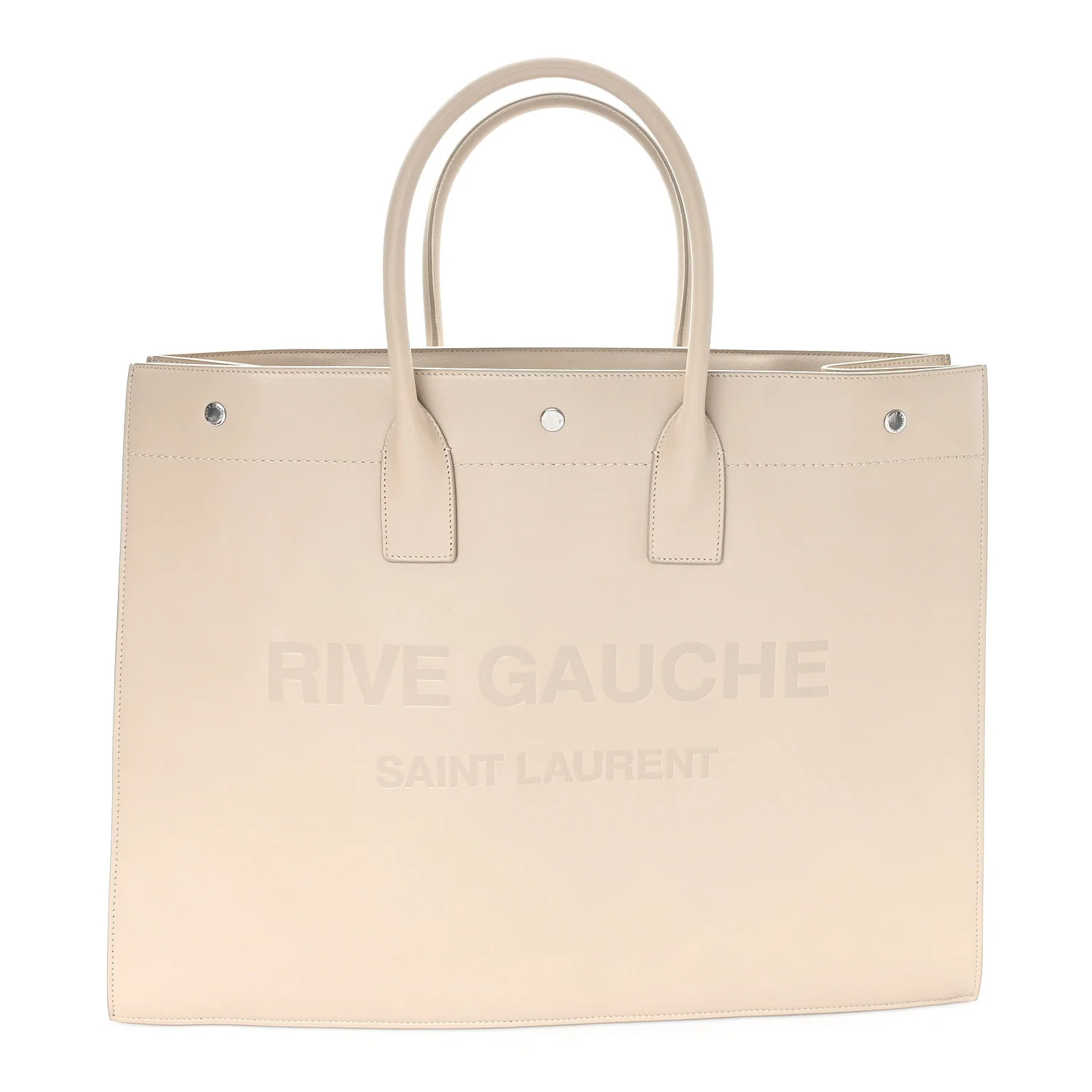 Vitello Large Rive Gauche Tote Sea Salt
