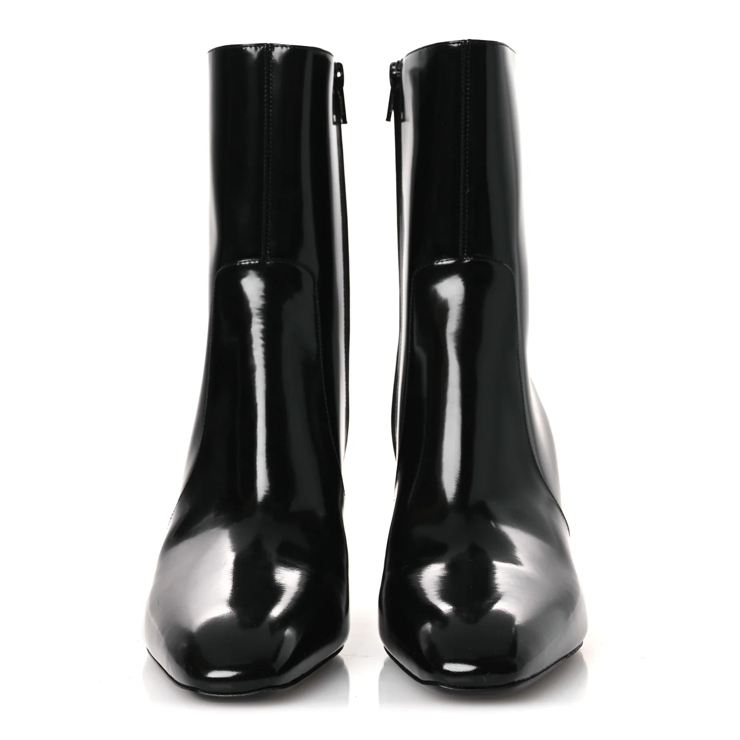 Vitello Marilyn Betty 70 Ankle Zip Boots 38.5 Black - Image 3