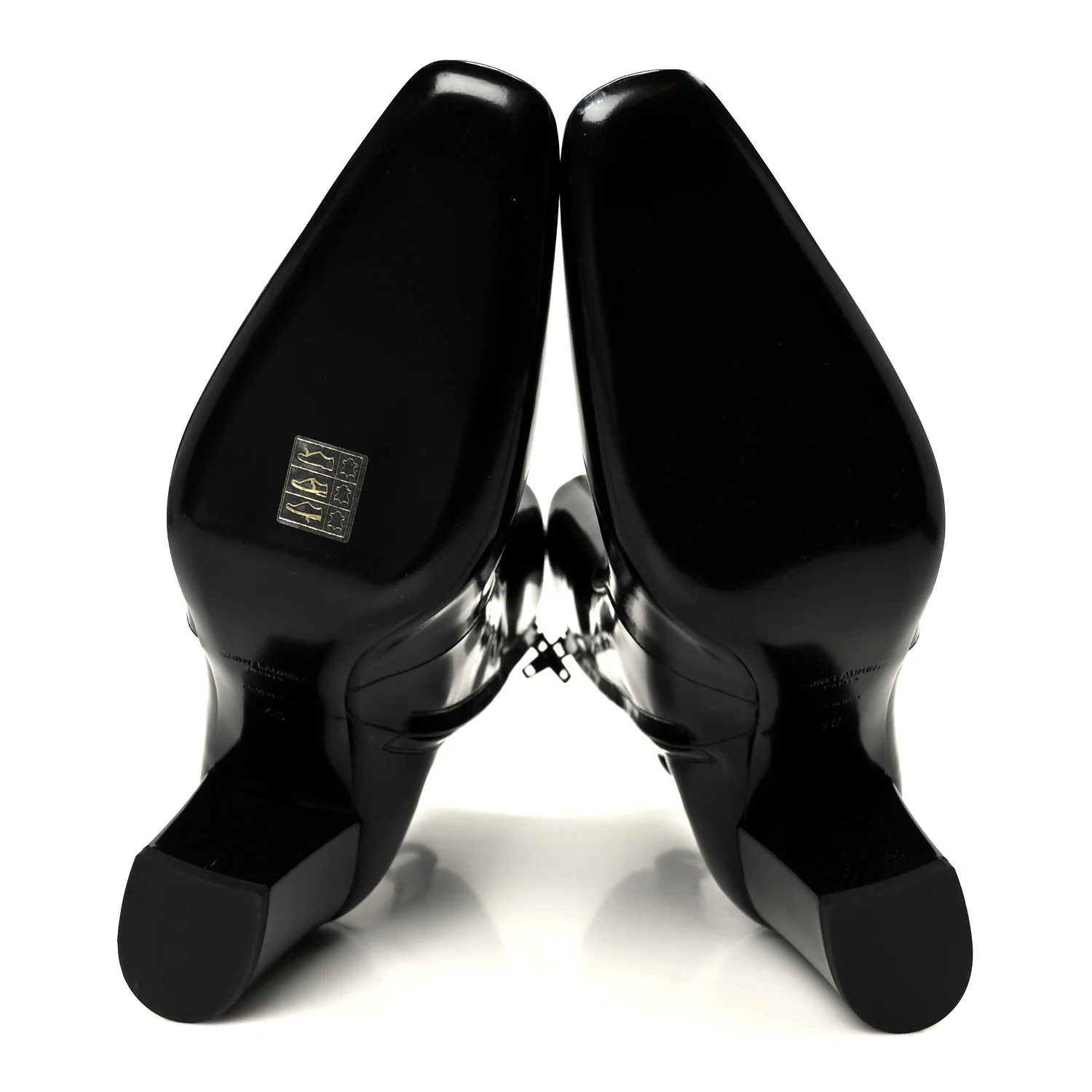 Vitello Marilyn Betty 70 Ankle Zip Boots 40 Black - Image 6