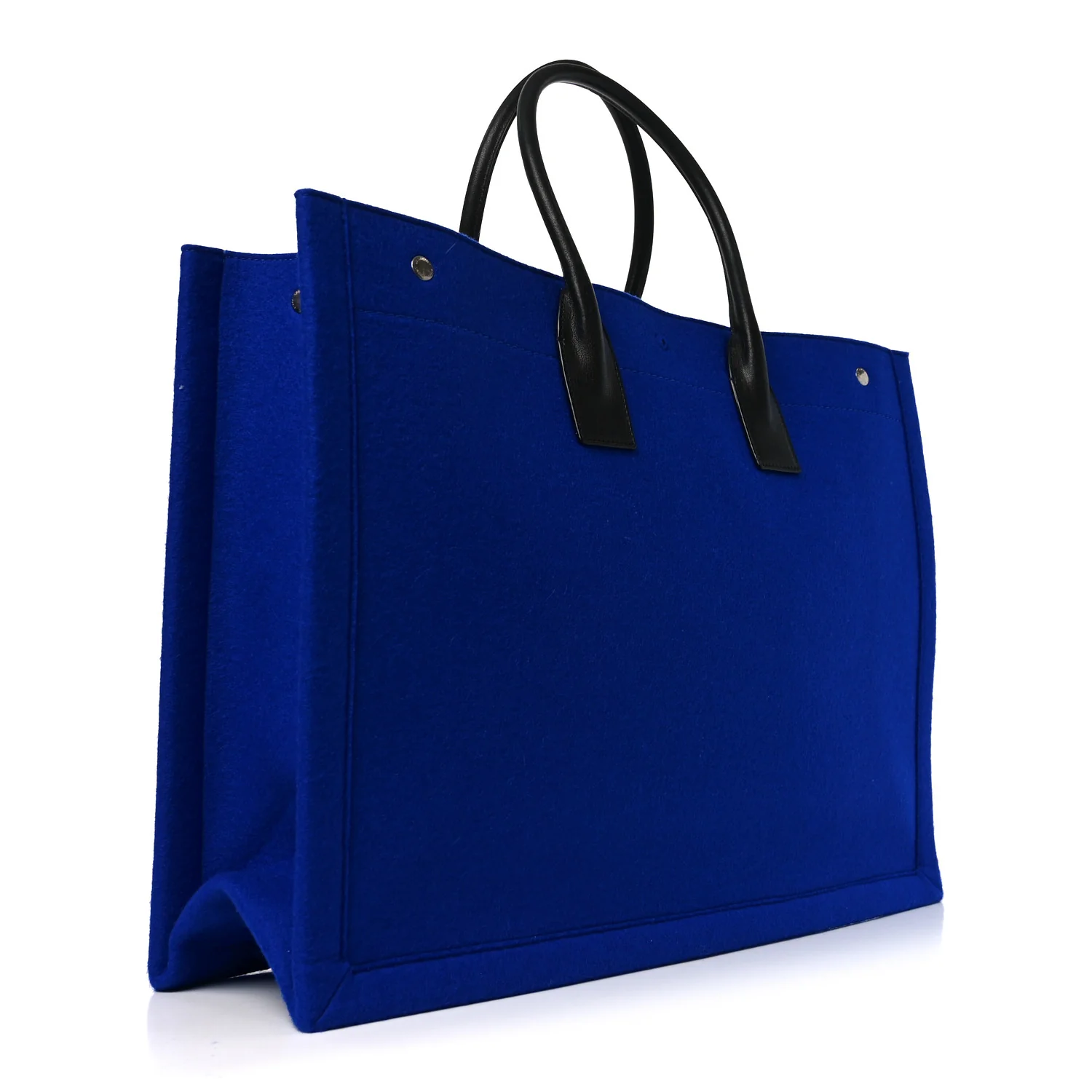 Wool Rive Gauche Tote Blue - Image 2