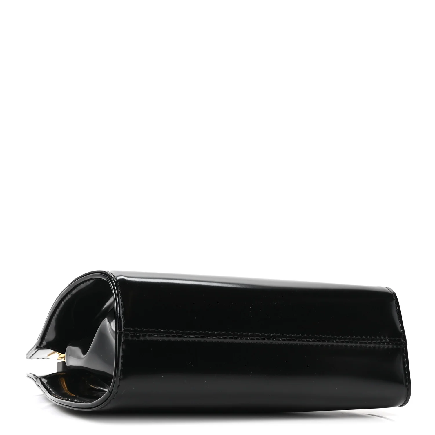 Brushed Calfskin Mini Wanda Top Handle Bag Black - Image 6