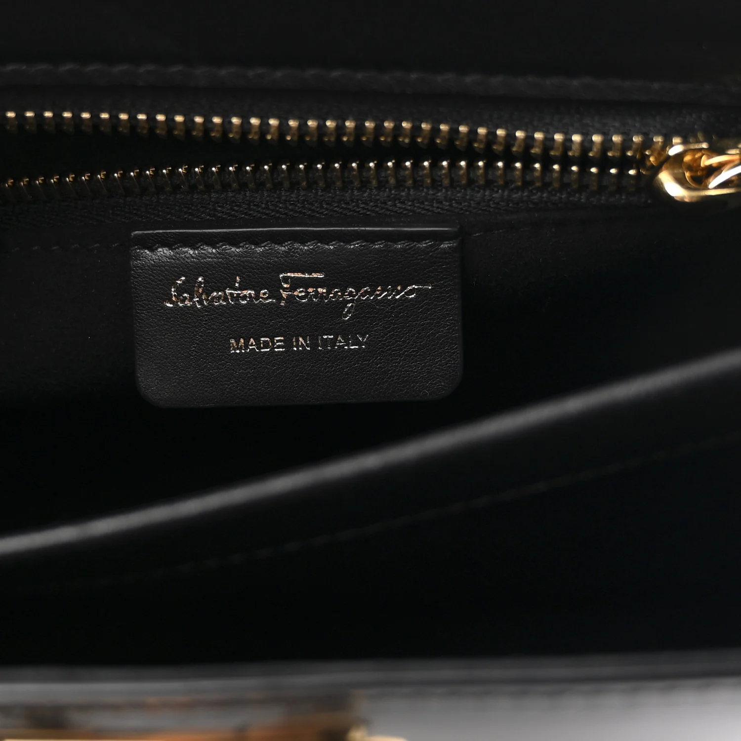 Brushed Off Calfskin Mini Iconic Top Handle Bag Black - Image 6