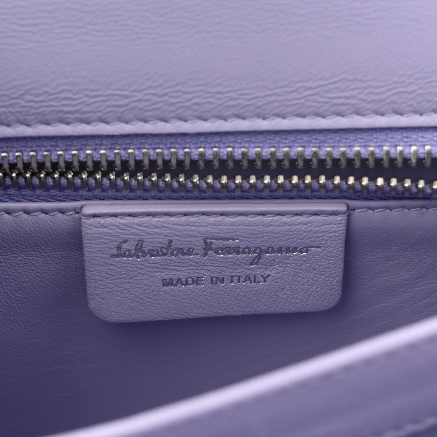 Brushed Off Calfskin Mini Iconic Top Handle Bag New Lavender - Image 6