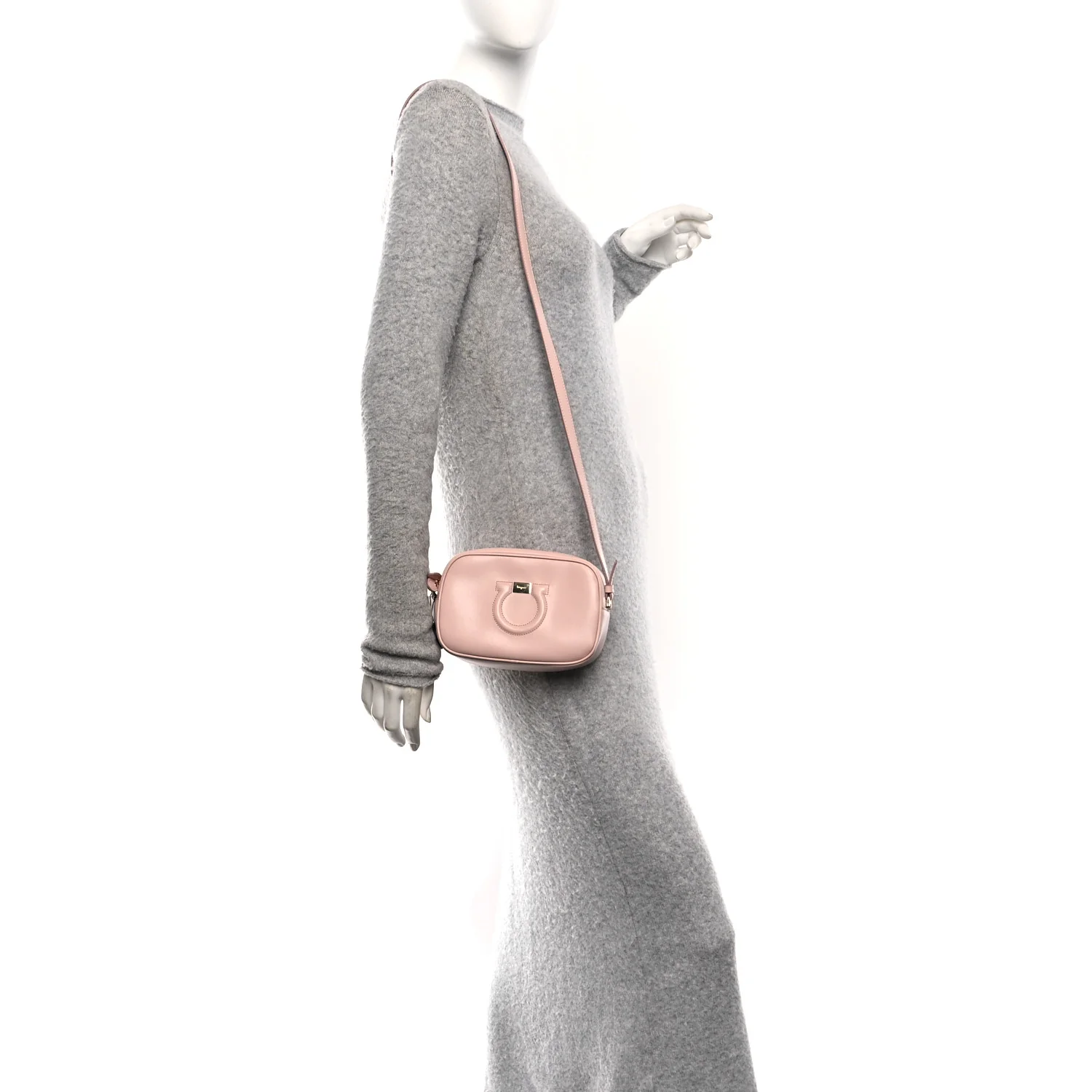Calfskin City Goncho Crossbody Camera Bag BonBon - Image 2
