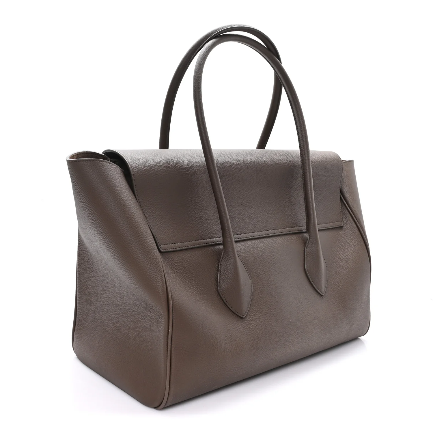 Calfskin Firenze East West Tote Bag Clay - Image 3
