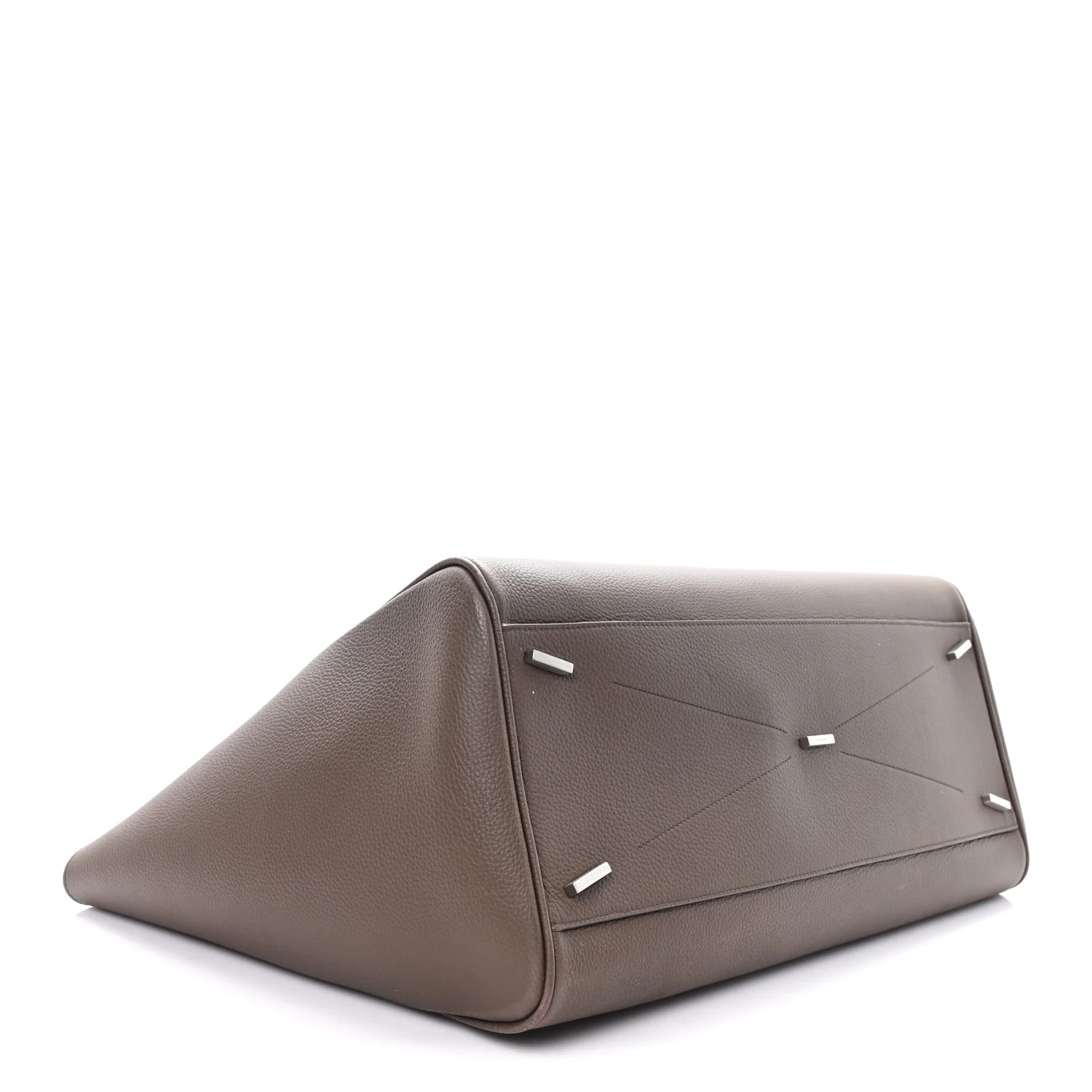 Calfskin Firenze East West Tote Bag Clay - Image 4