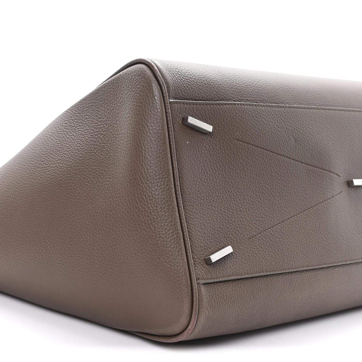 Calfskin Firenze East West Tote Bag Clay - Image 9
