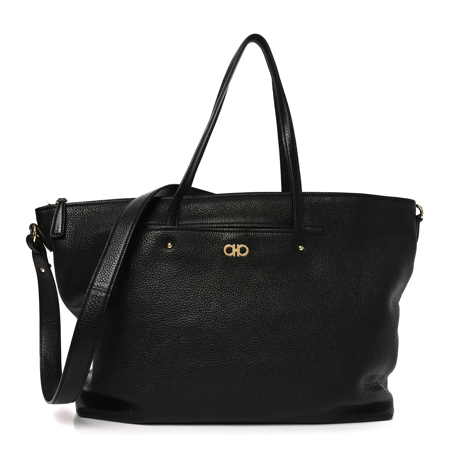 Calfskin Large Mika Tote Black
