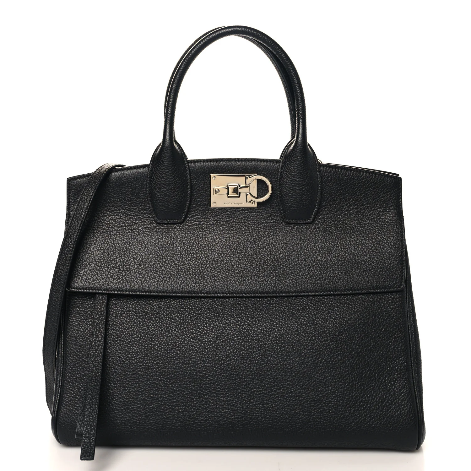 Calfskin Large Studio Bag Black