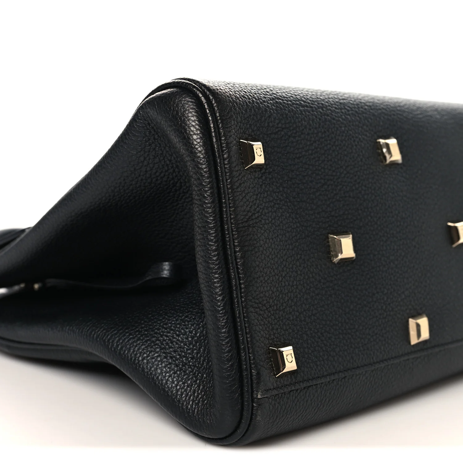 Calfskin Large Studio Bag Black - Image 10