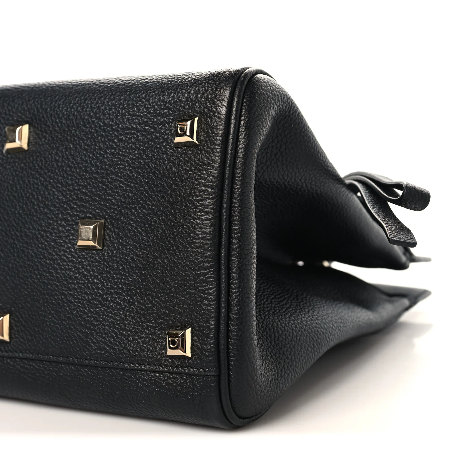 Calfskin Large Studio Bag Black - Image 11
