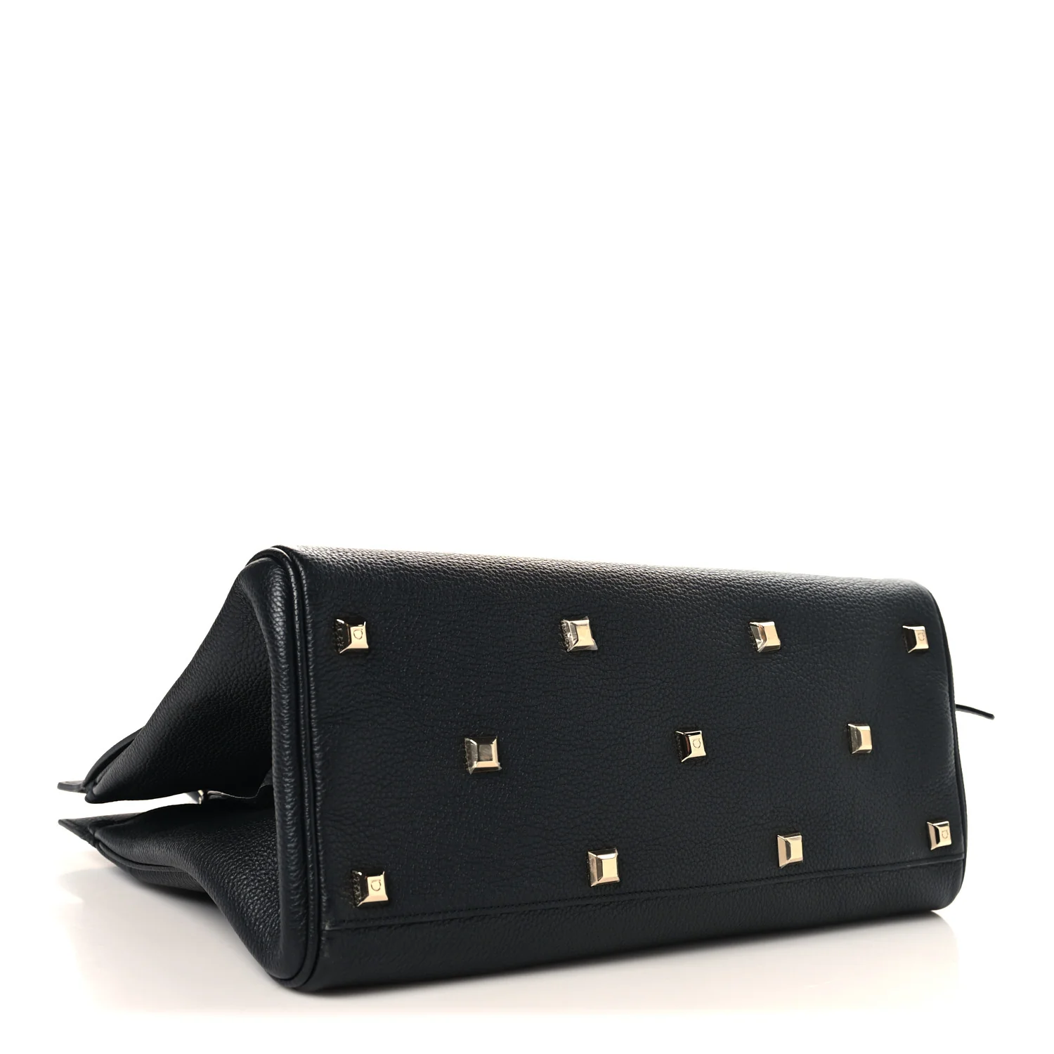 Calfskin Large Studio Bag Black - Image 5