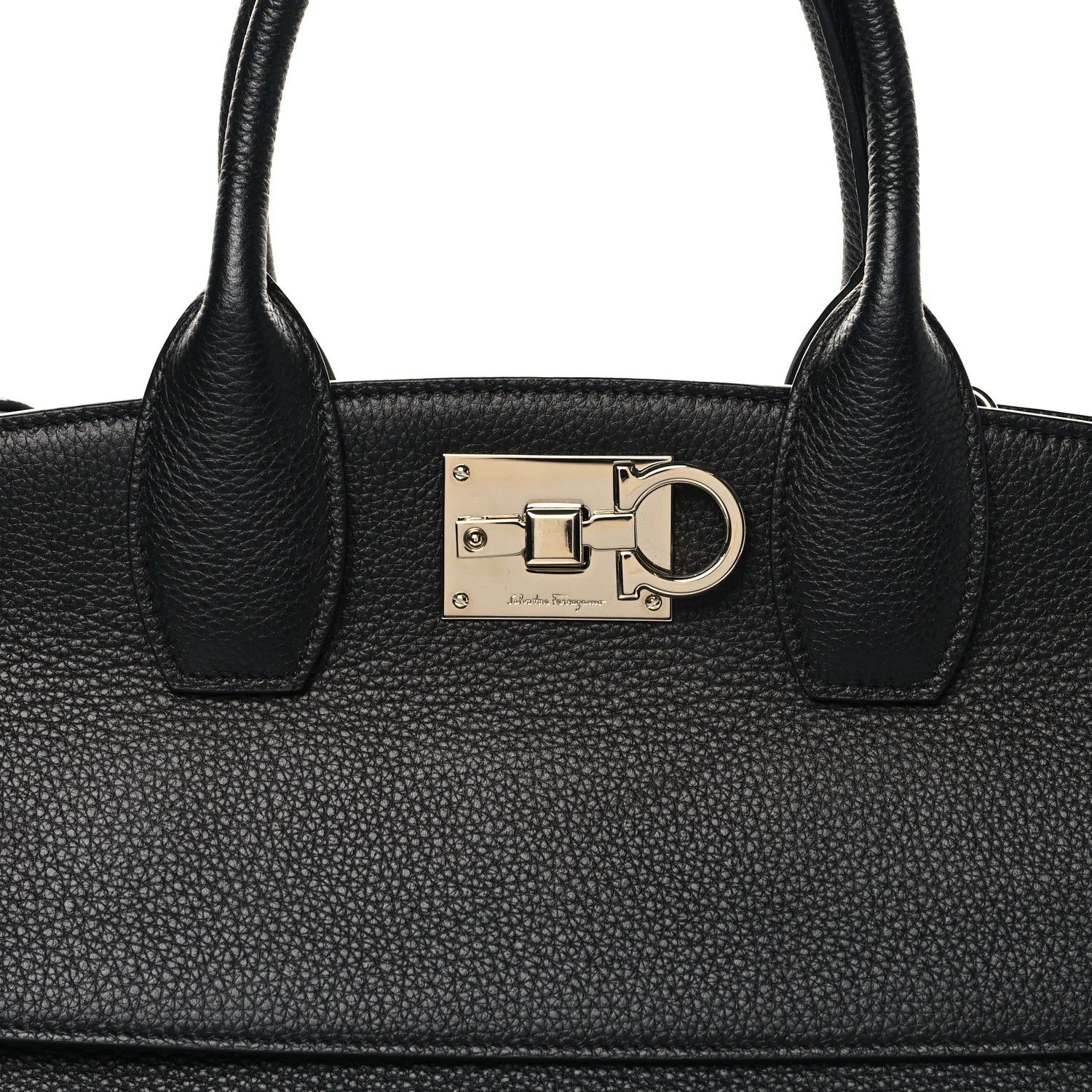 Calfskin Large Studio Bag Black - Image 9