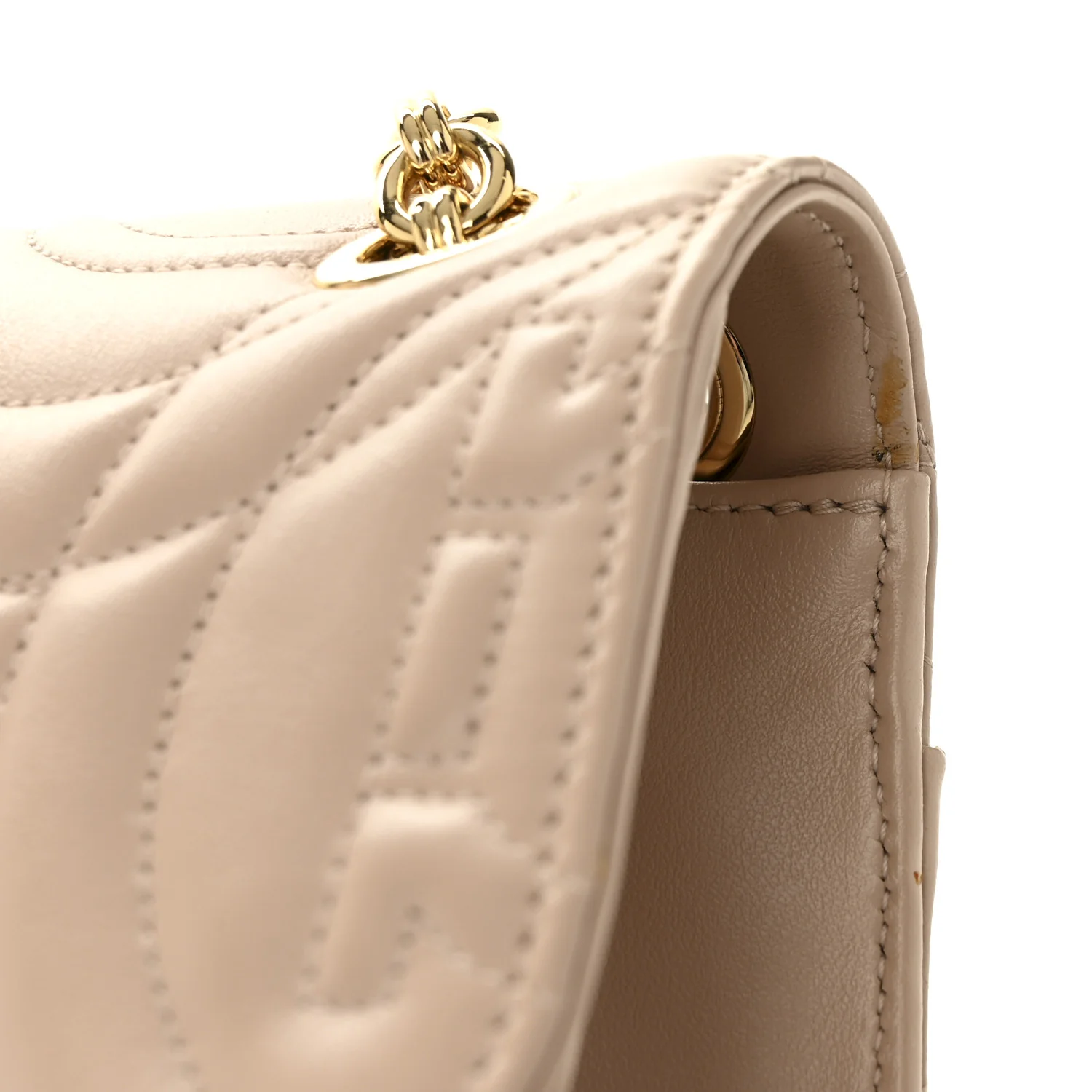 Calfskin Quilted Gancini Flap Bag Ameretti - Image 10