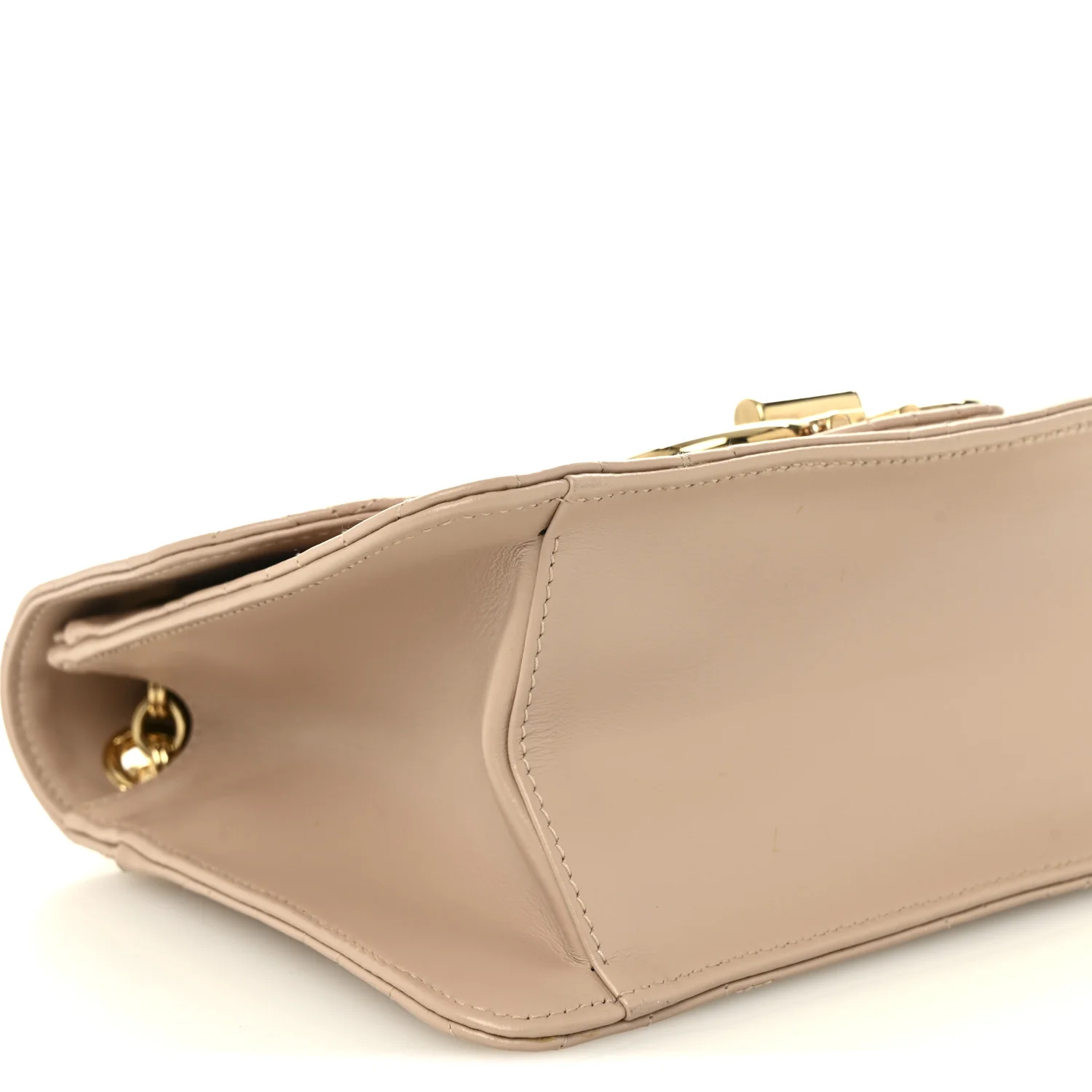 Calfskin Quilted Gancini Flap Bag Ameretti - Image 8