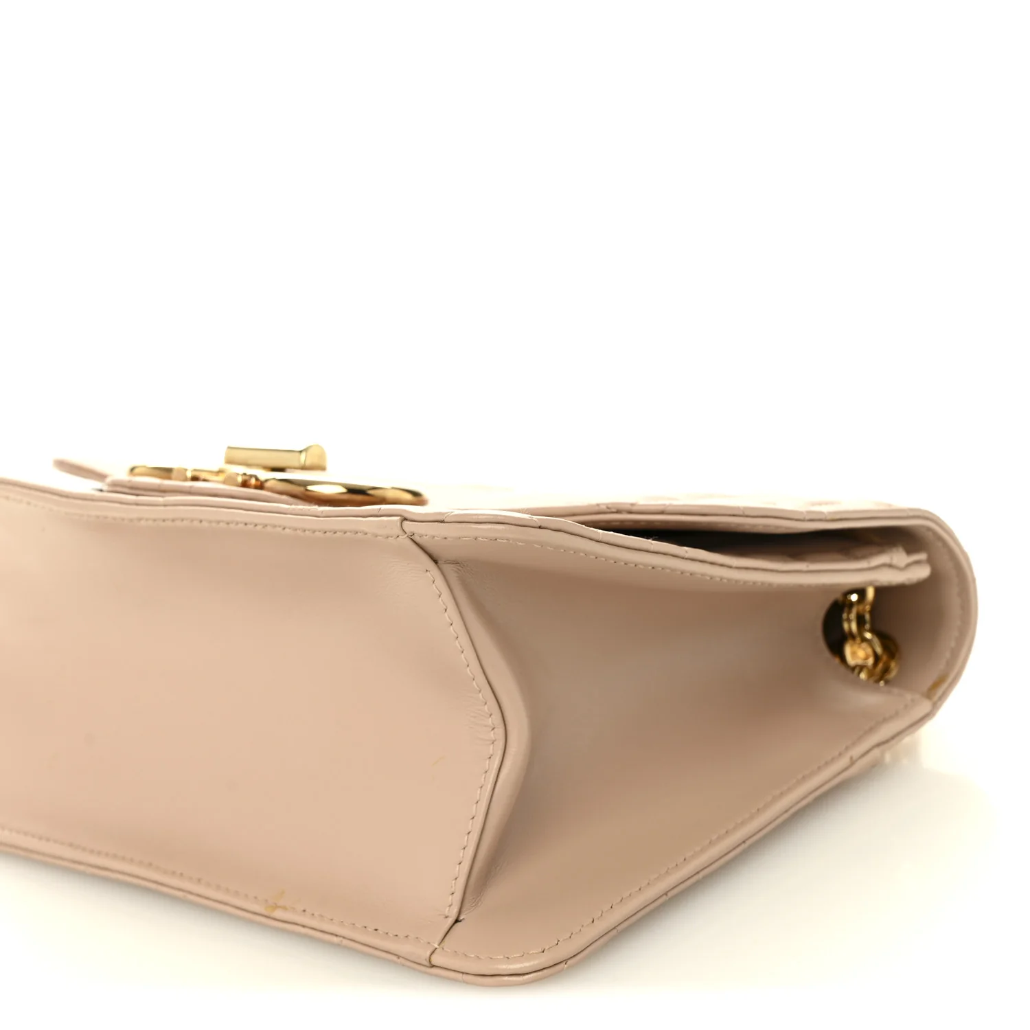 Calfskin Quilted Gancini Flap Bag Ameretti - Image 9