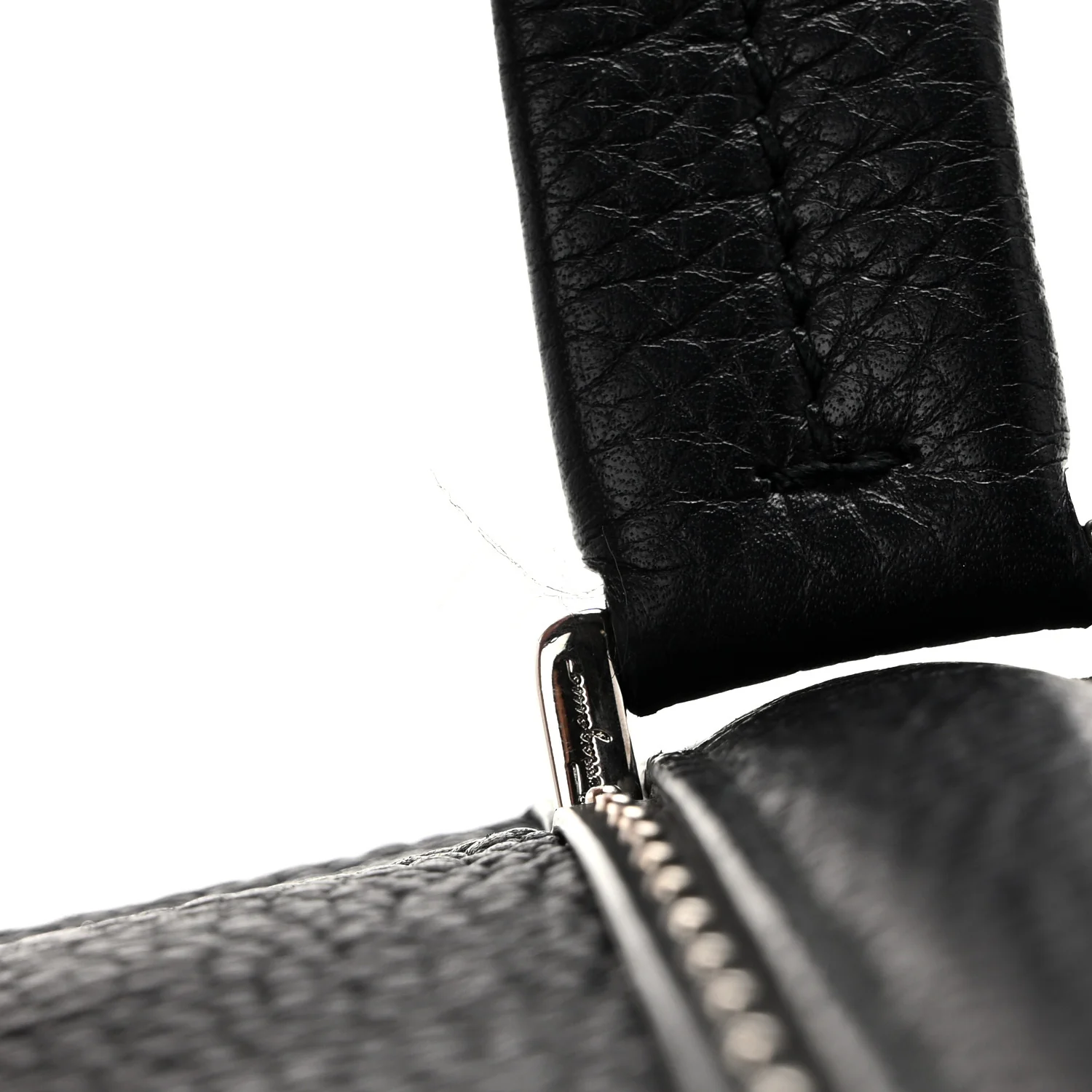 Calfskin Studded Firenze Briefcase Black - Image 14