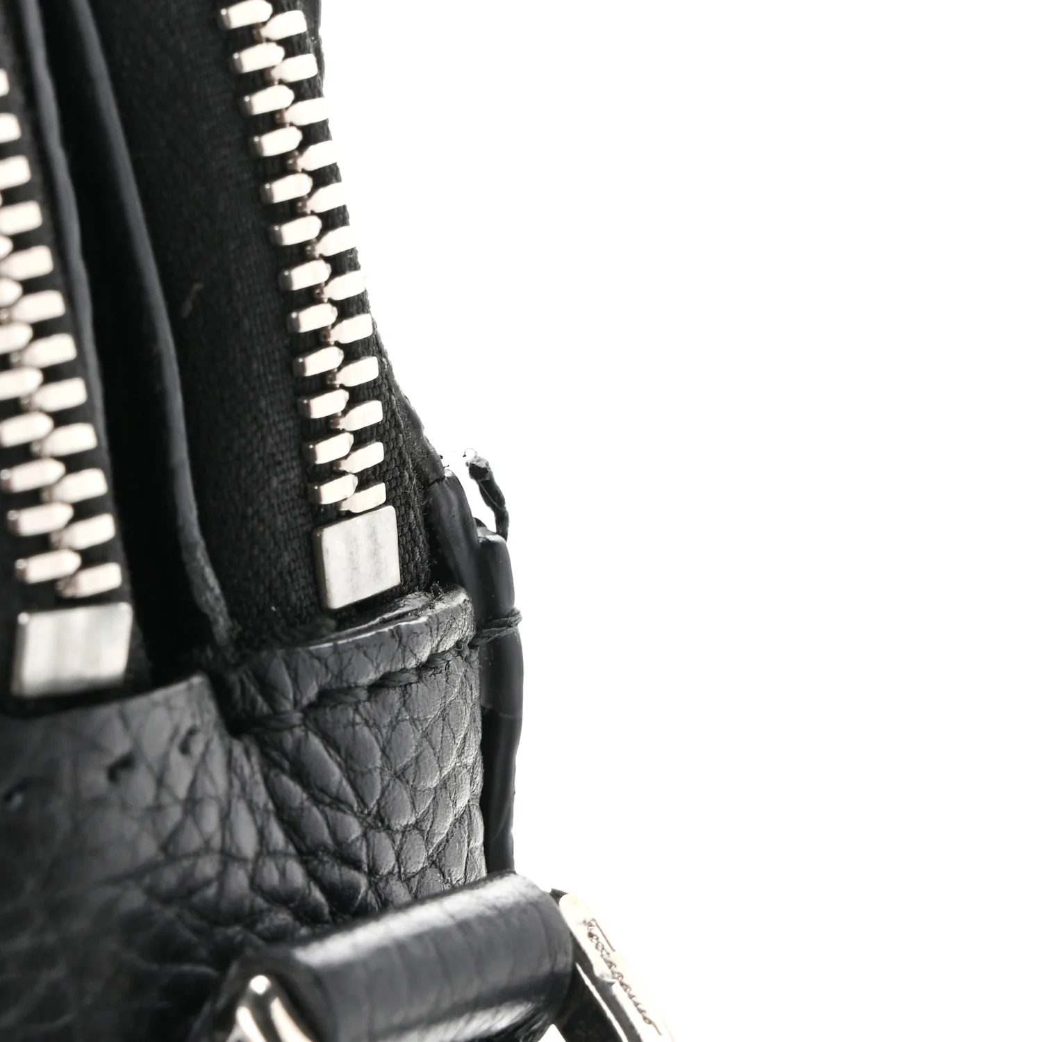 Calfskin Studded Firenze Briefcase Black - Image 16