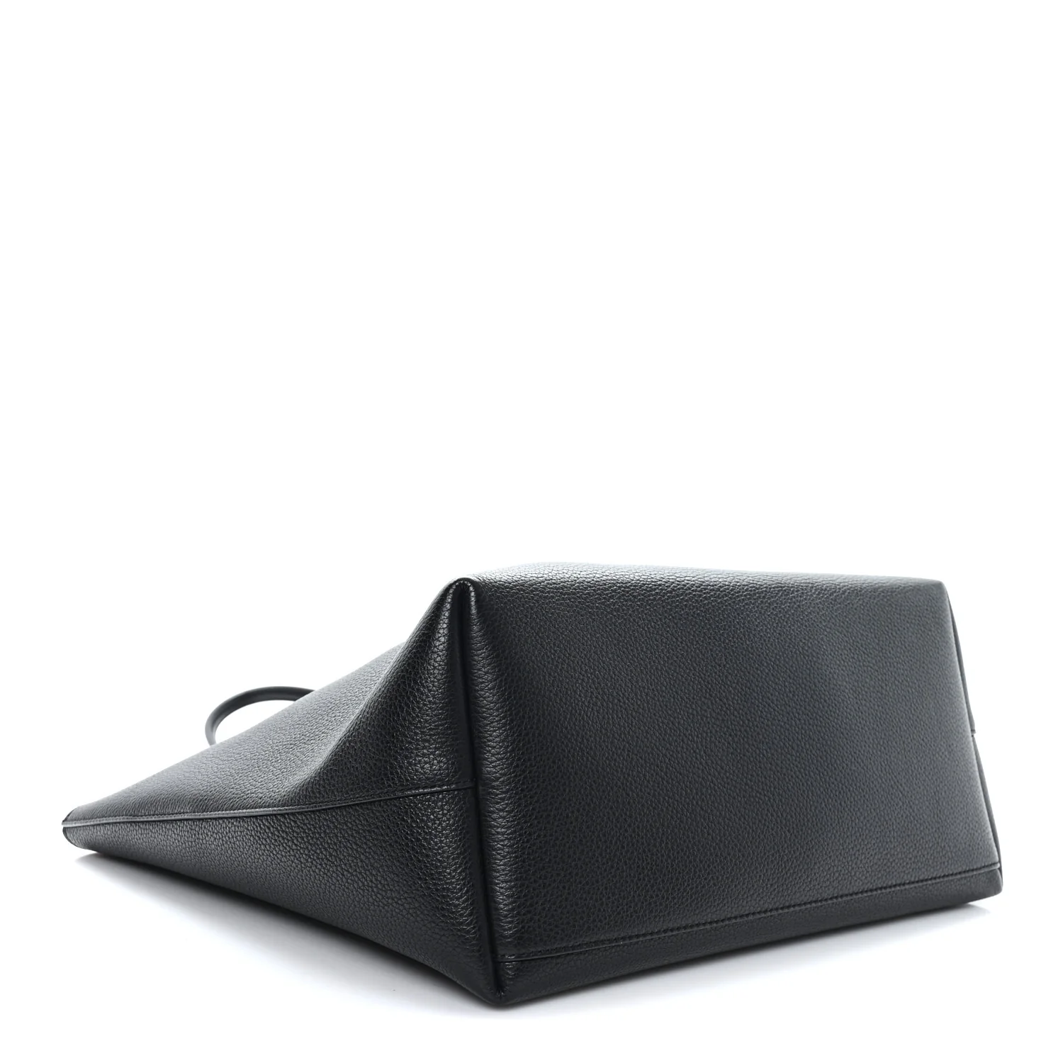 Calfskin Travel Tote Black - Image 4