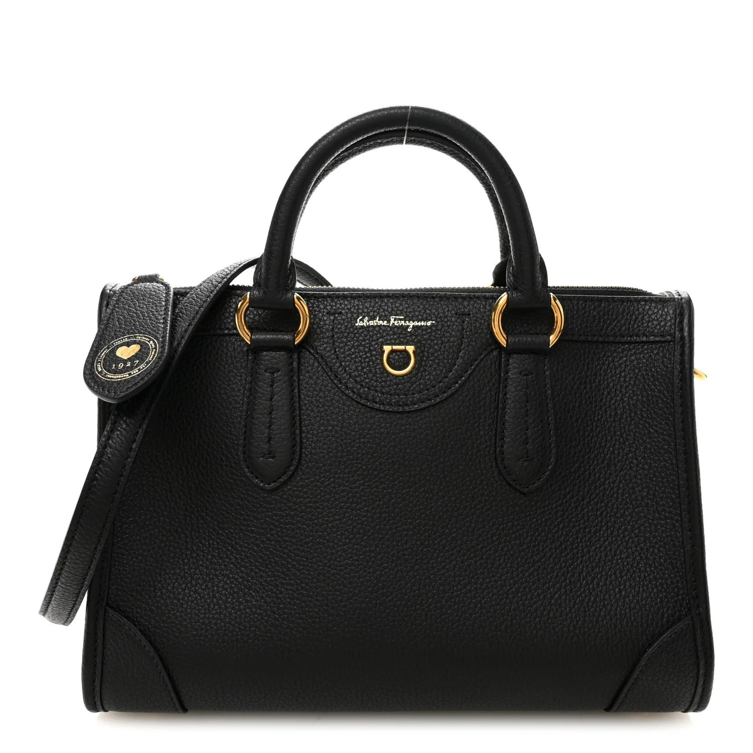 Grained Calfskin 1927 Tote Black