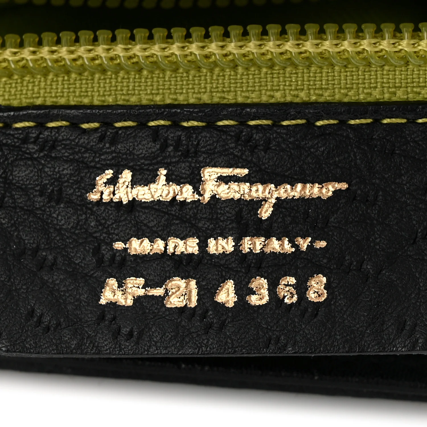 Grained Calfskin Gancini Shoulder Bag Black - Image 6