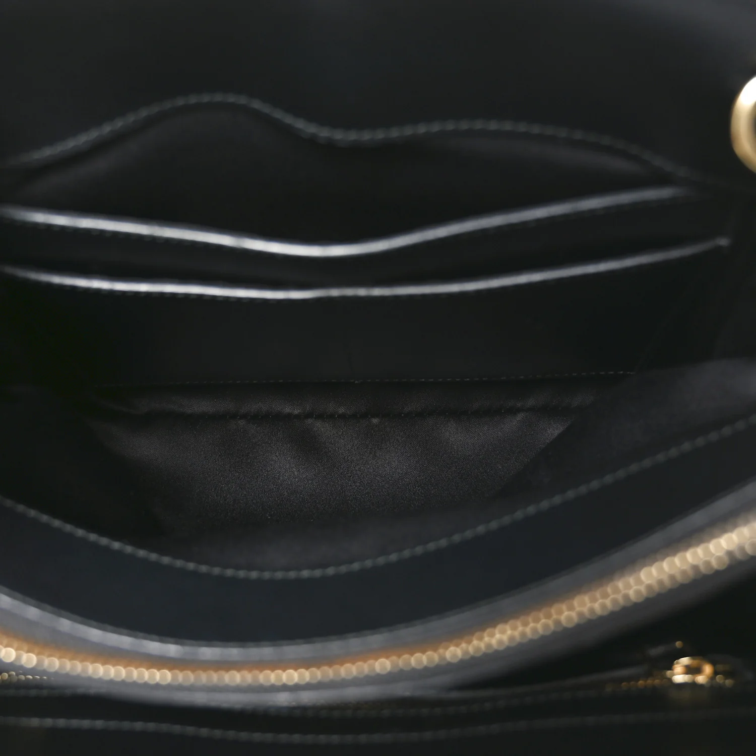 Hammered Calfskin Today Satchel Black - Image 5