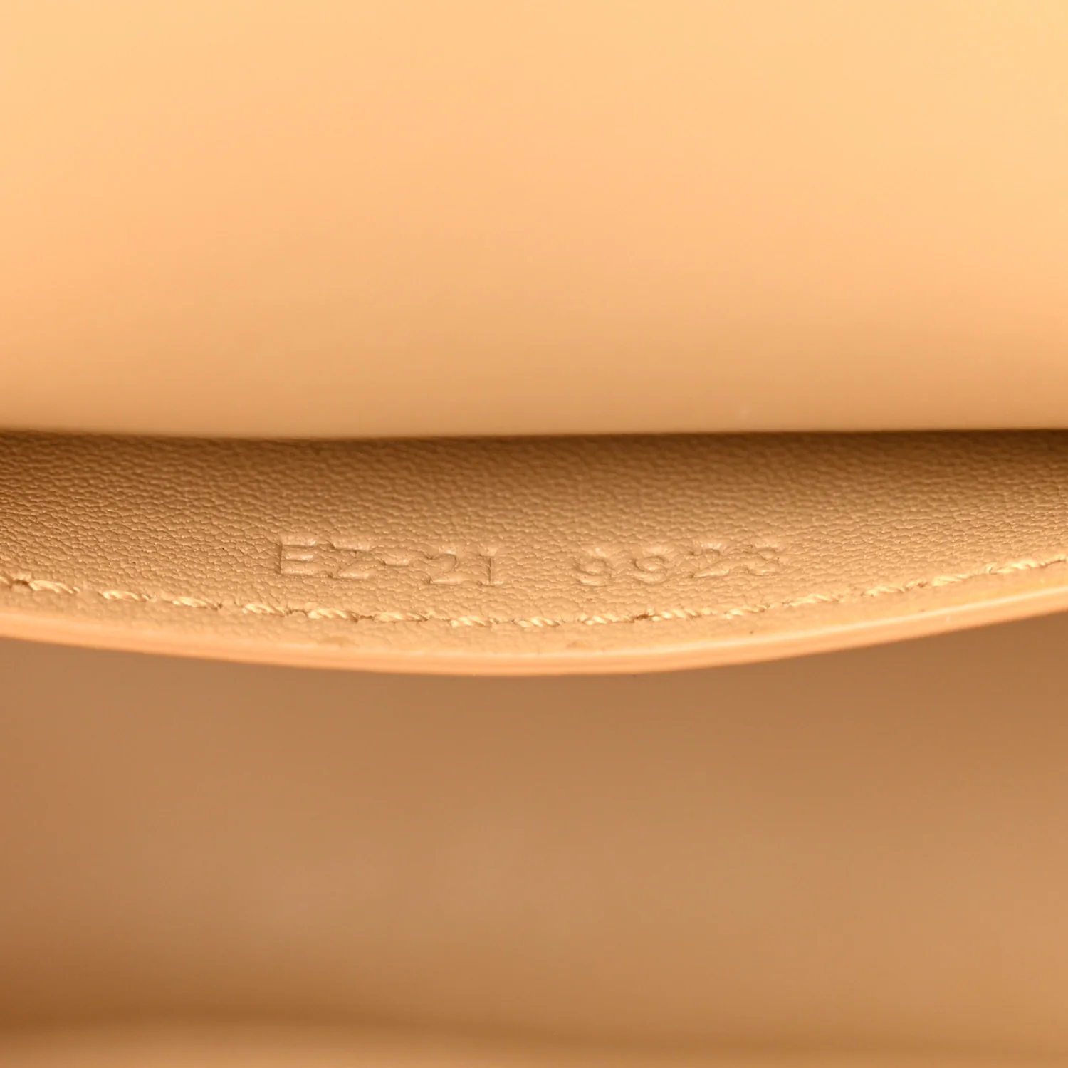 Merino Smooth Calfskin Mini Hug Bag Natural Nude - Image 7