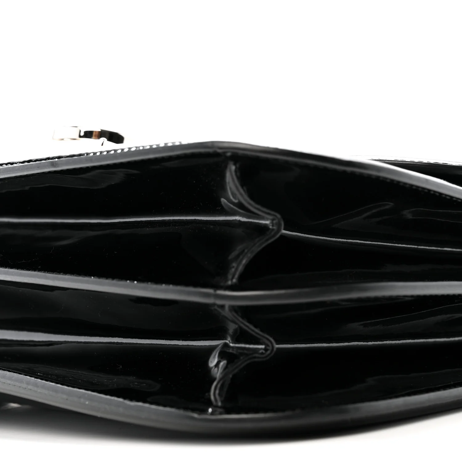 Patent Jody Shoulder Bag Black - Image 10