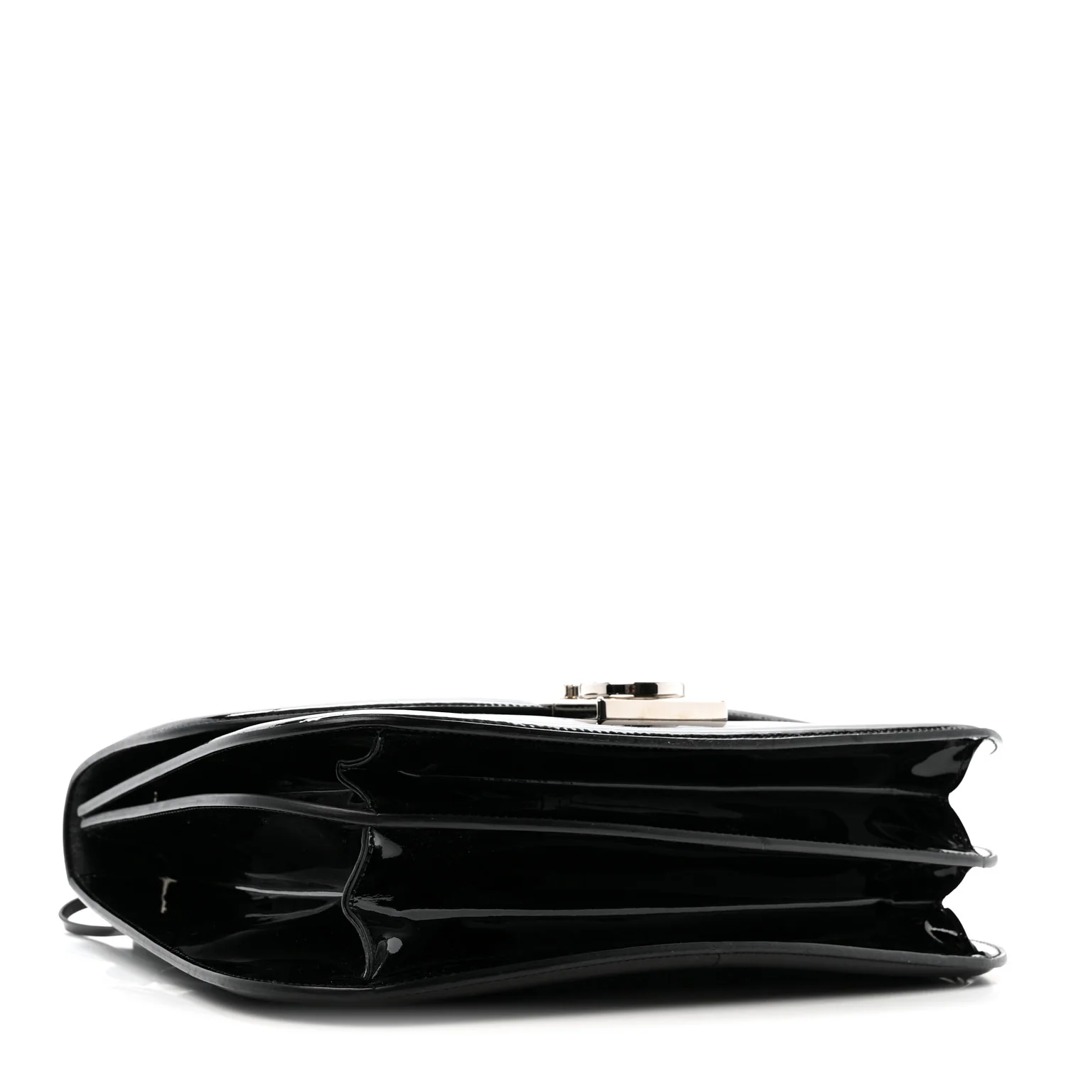 Patent Jody Shoulder Bag Black - Image 4