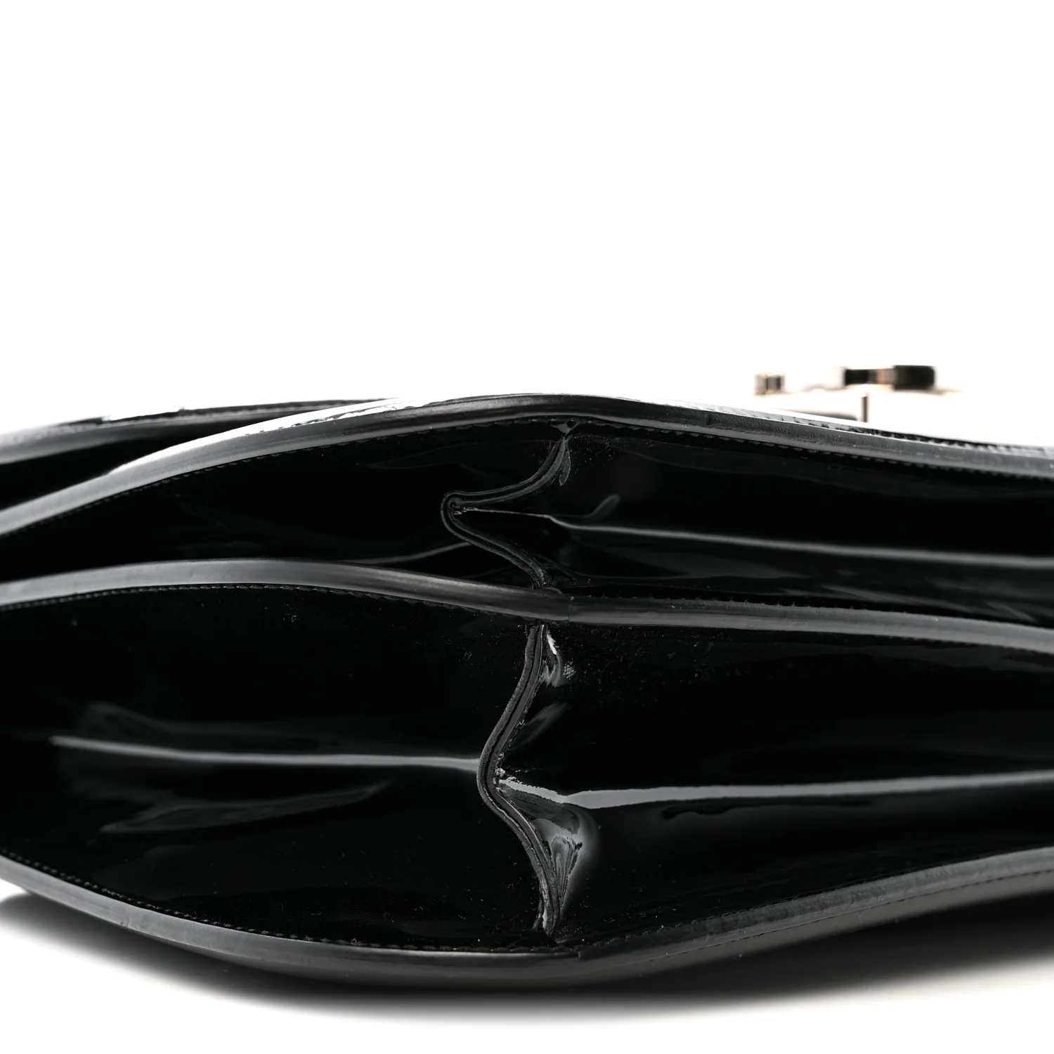 Patent Jody Shoulder Bag Black - Image 9