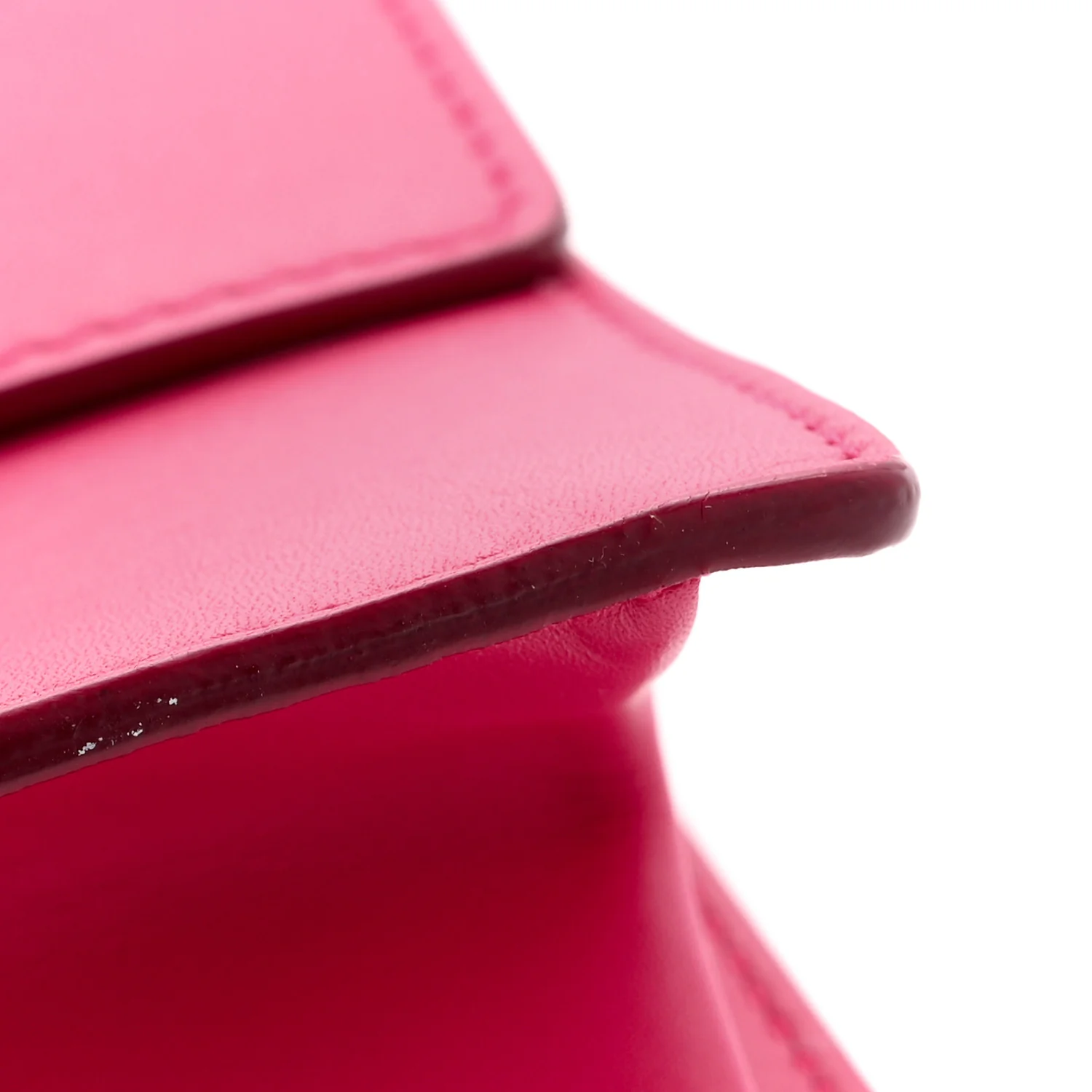 Smooth Calfskin Aileen Gancio Lock Shoulder Bag Pink - Image 13