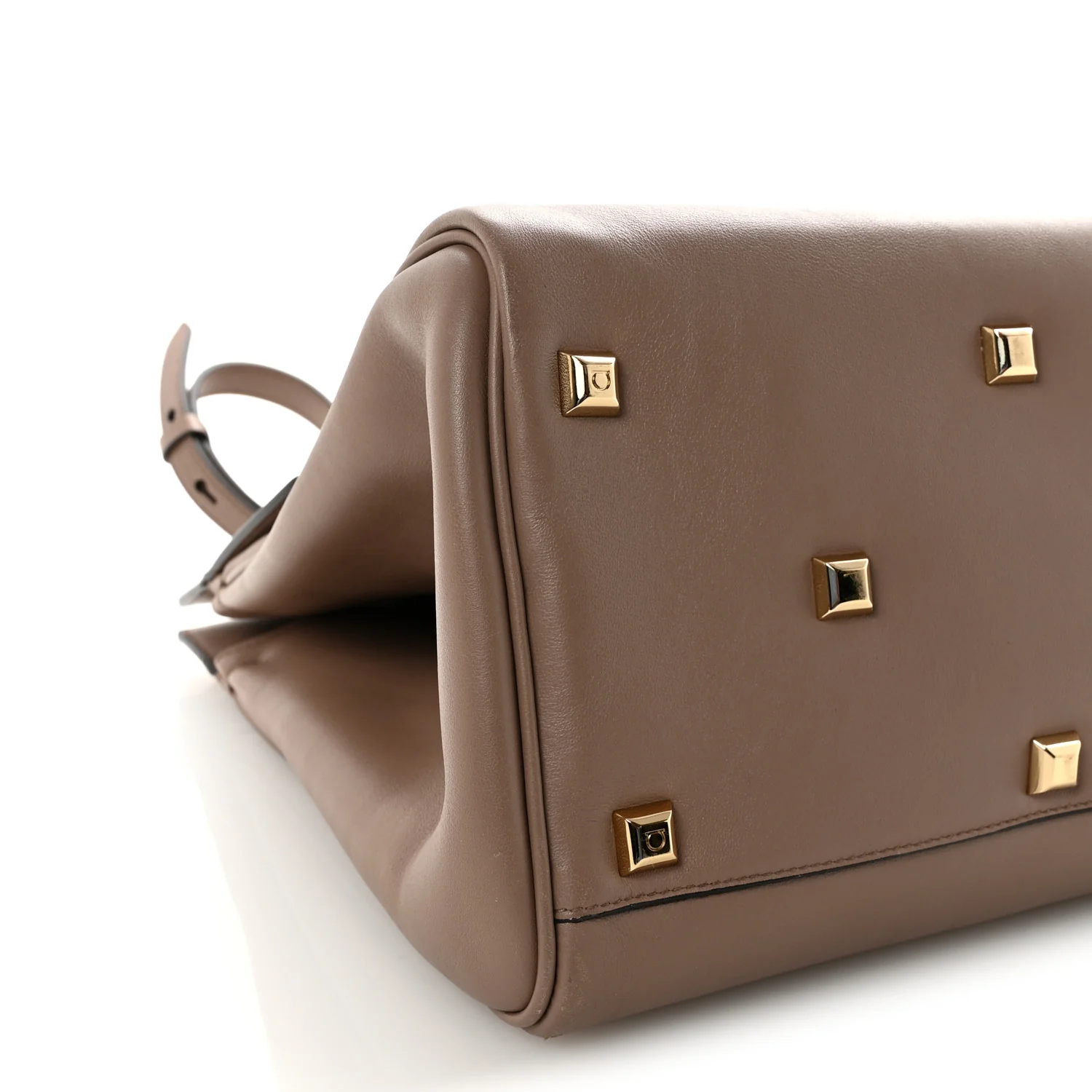 Smooth Calfskin Large The Studio Bag Caraway Seed - Image 8