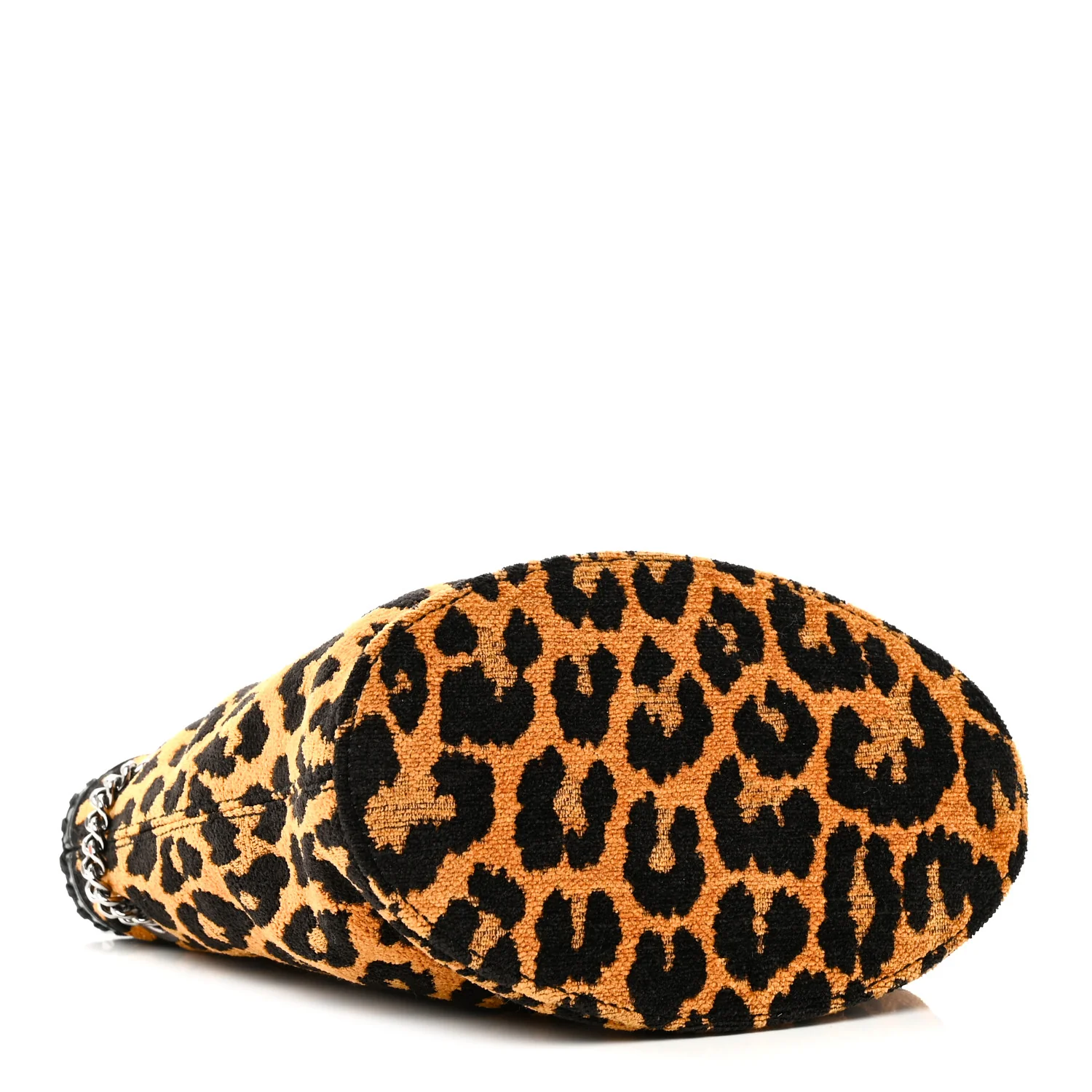 Jacquard Leopard Print Small Falabella Bucket Bag Leopard - Image 4