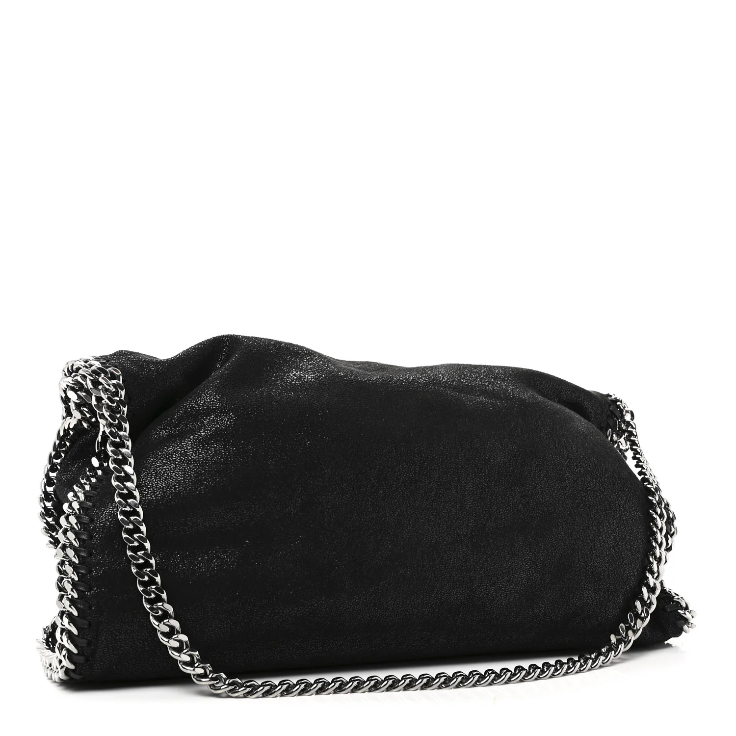 Shaggy Deer Falabella Fold Over Tote Black - Image 3