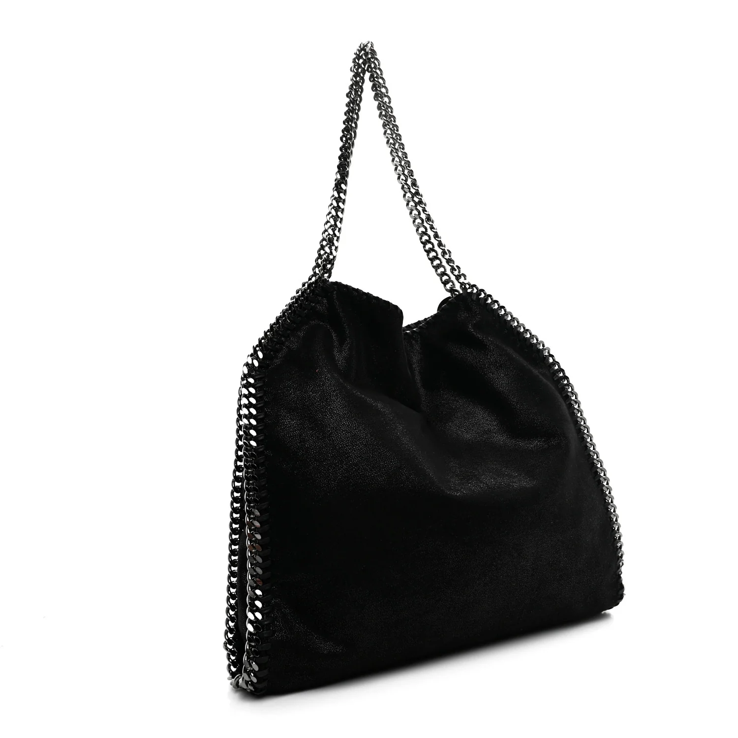 Shaggy Deer Falabella Fold Over Tote Black - Image 3