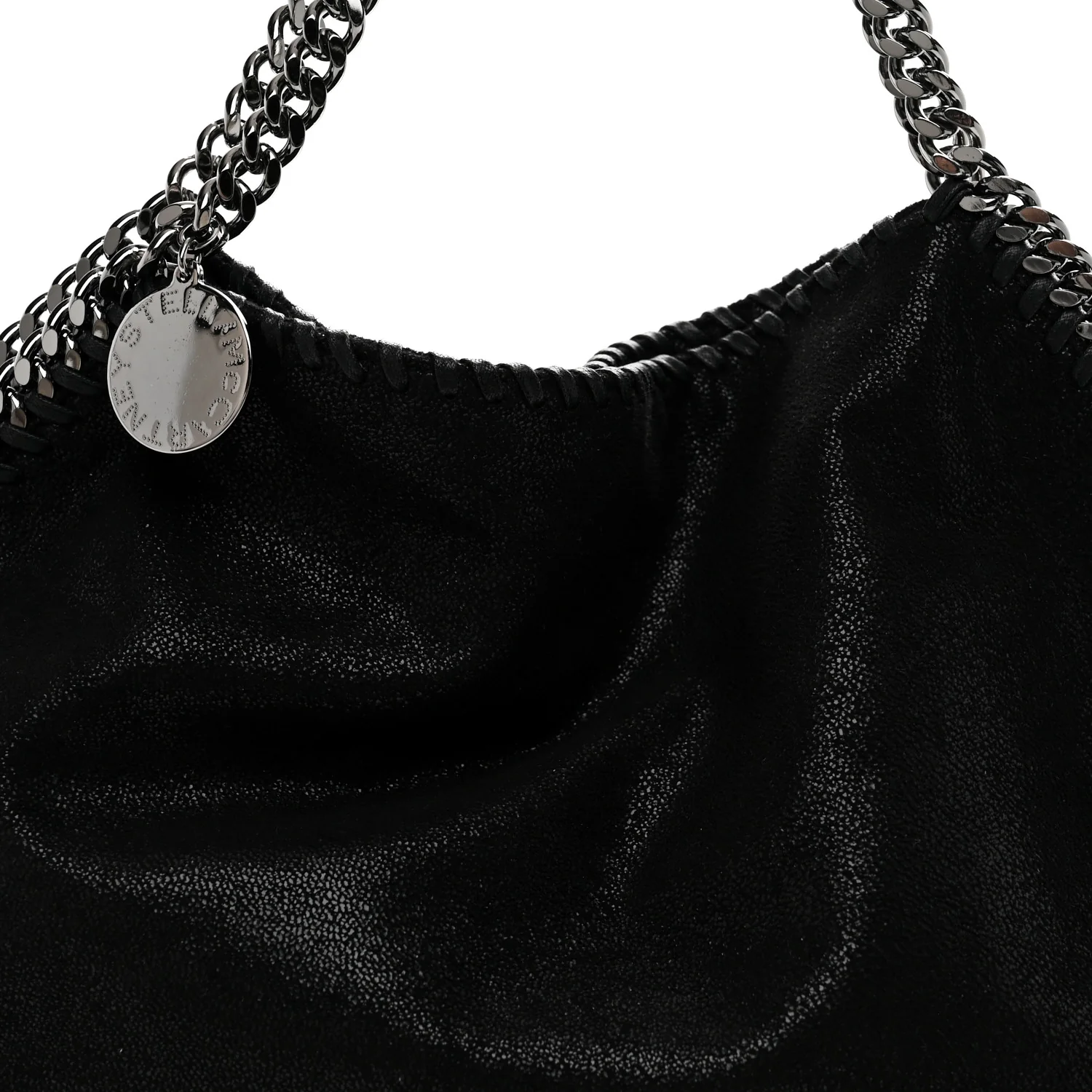 Shaggy Deer Falabella Fold Over Tote Black - Image 7