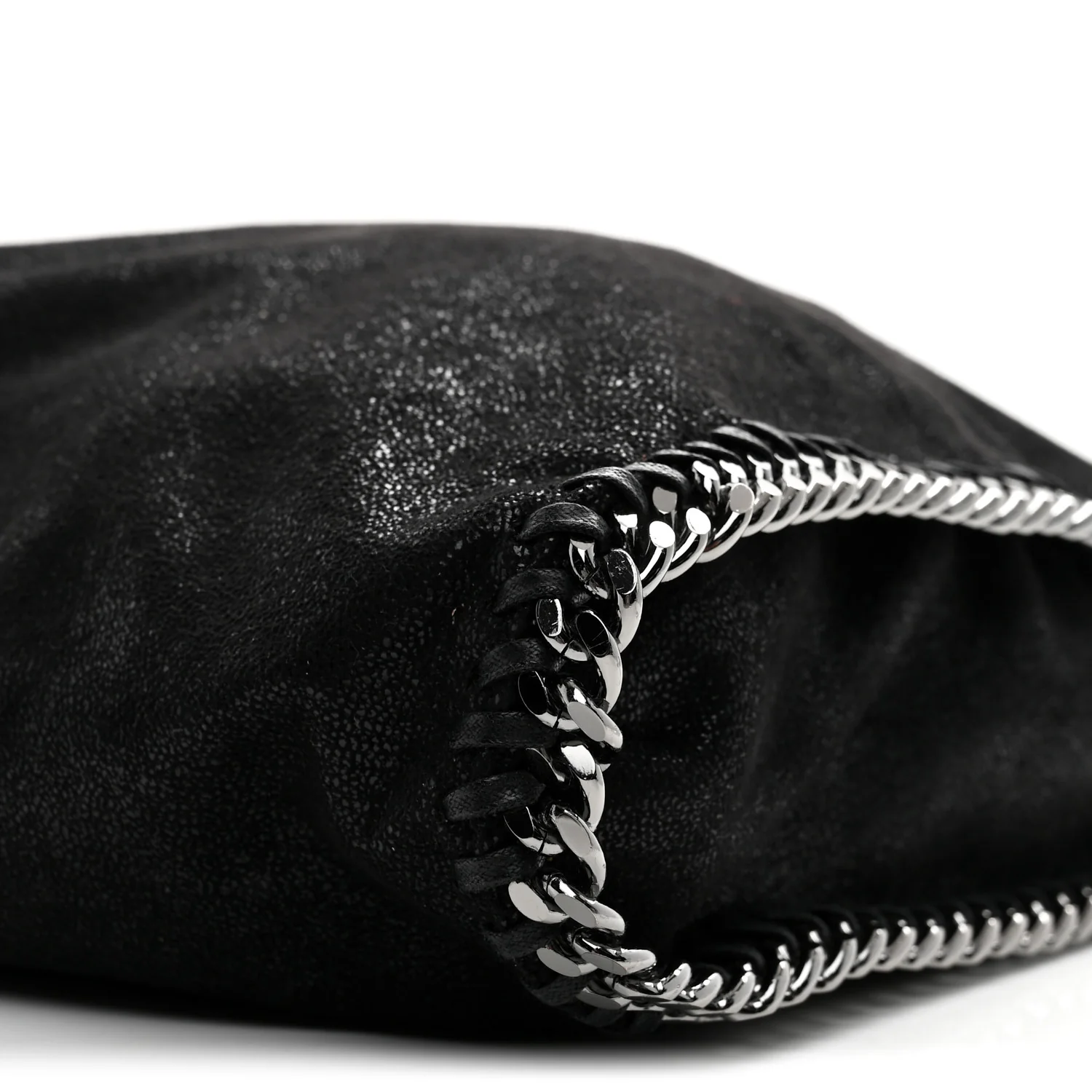 Shaggy Deer Falabella Fold Over Tote Black - Image 9