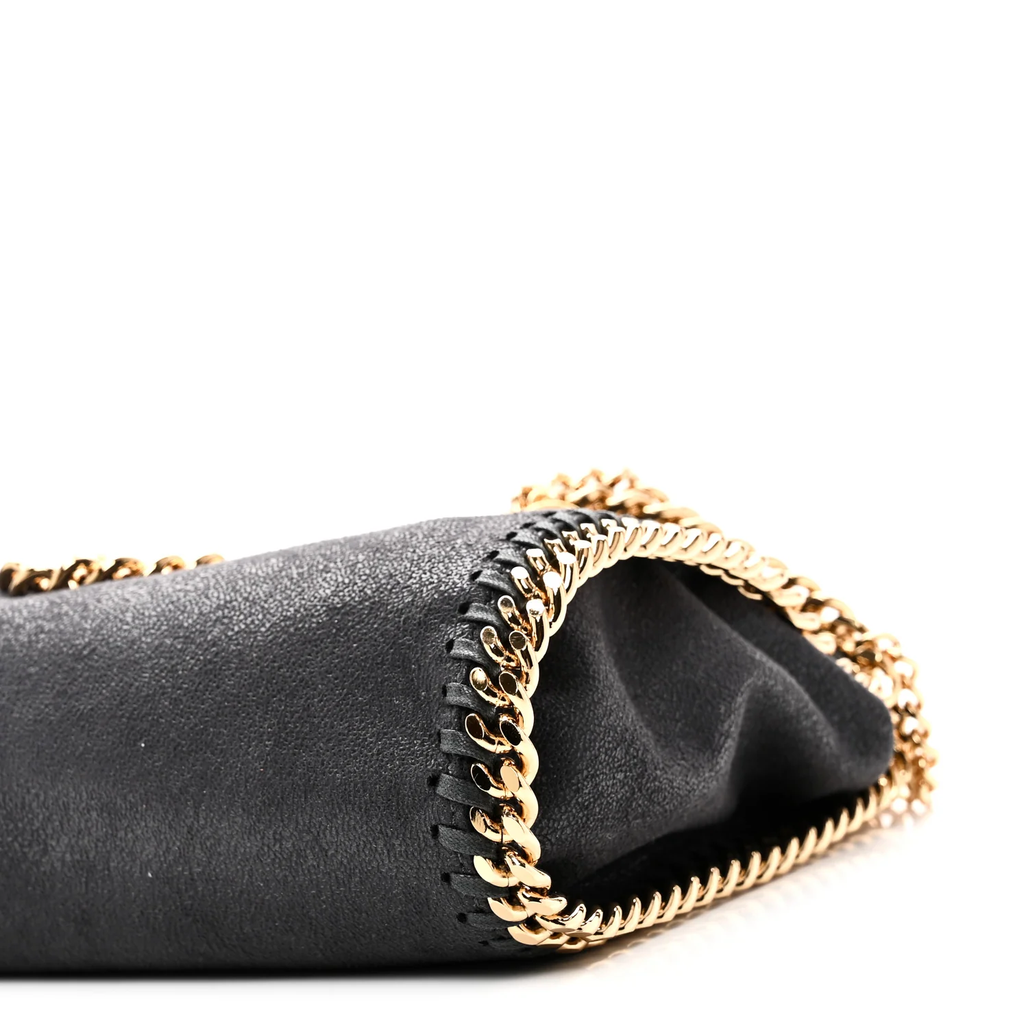 Shaggy Deer Mini Falabella Fold Over Tote Slate - Image 9