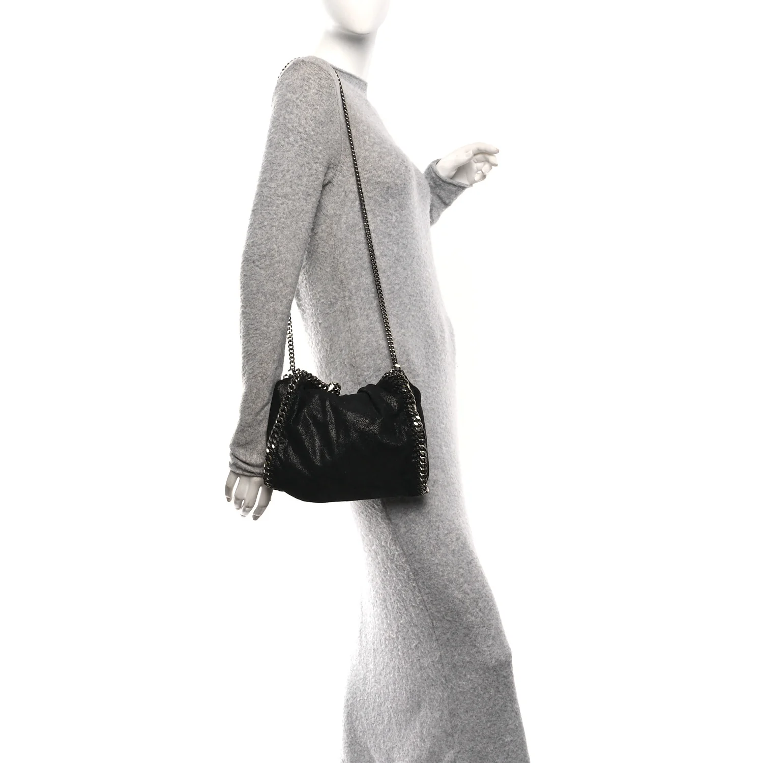 Shaggy Deer Mini Falabella Tote Black - Image 2