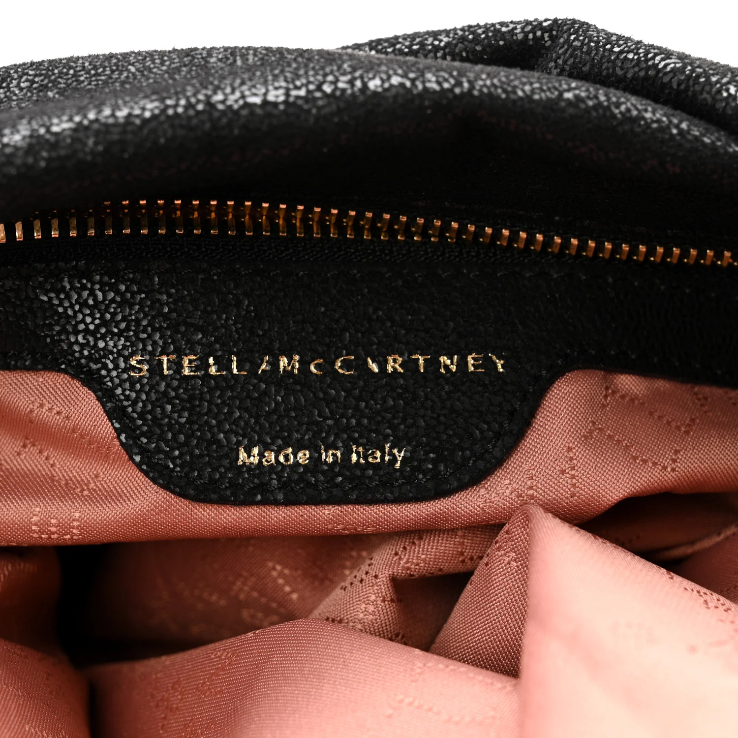 Shaggy Deer Small Falabella Fold Over Tote Black - Image 6
