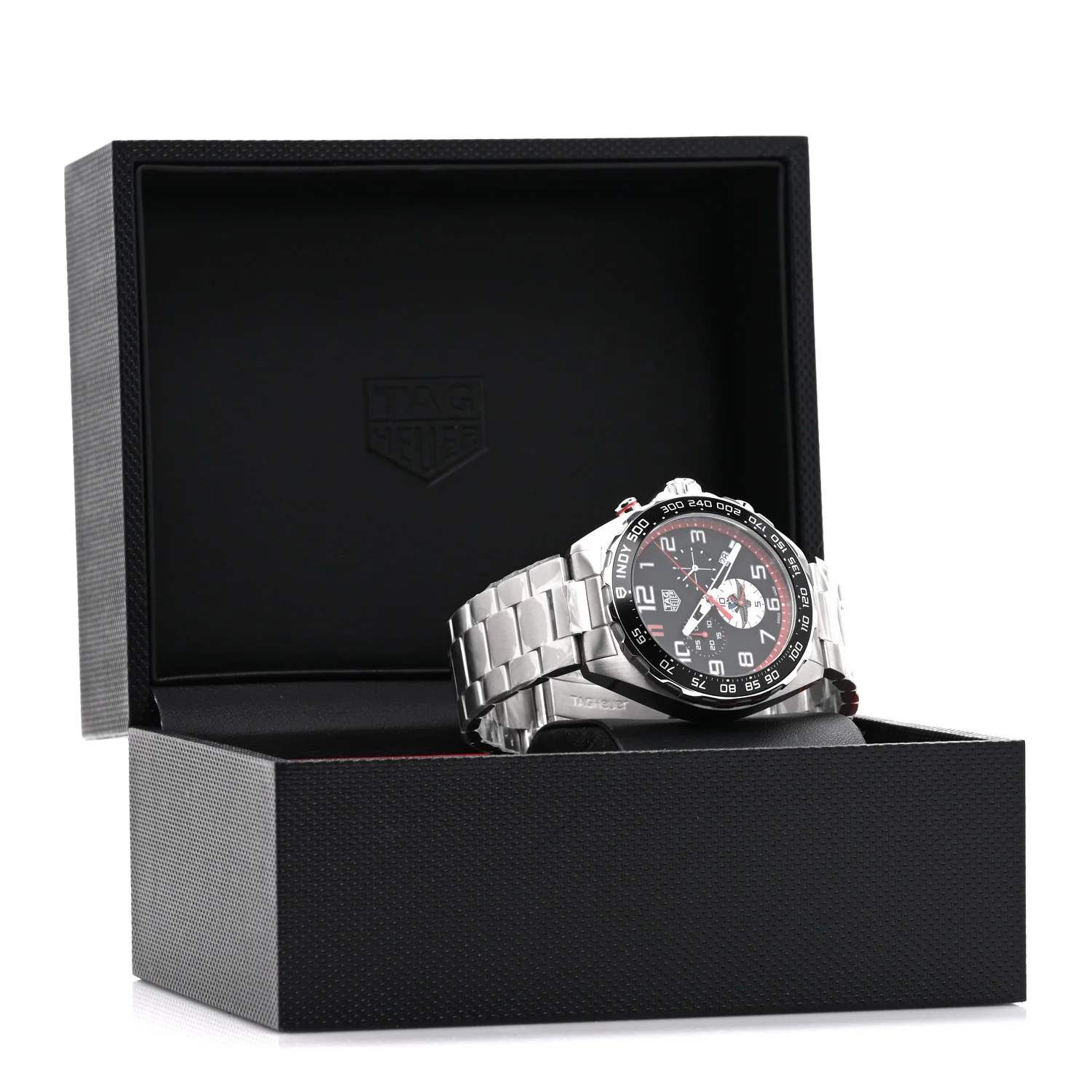 Stainless Steel 43mm Formula 1 Chronograph Quartz Watch Black CAZ101AW - Image 5